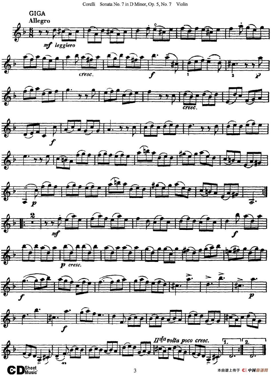 Sonata No.7 in D MinorOp.5 No.7(1)_原文件名:Sonata No.7 in D Minor,Op.5 No.7_页面_3.jpg