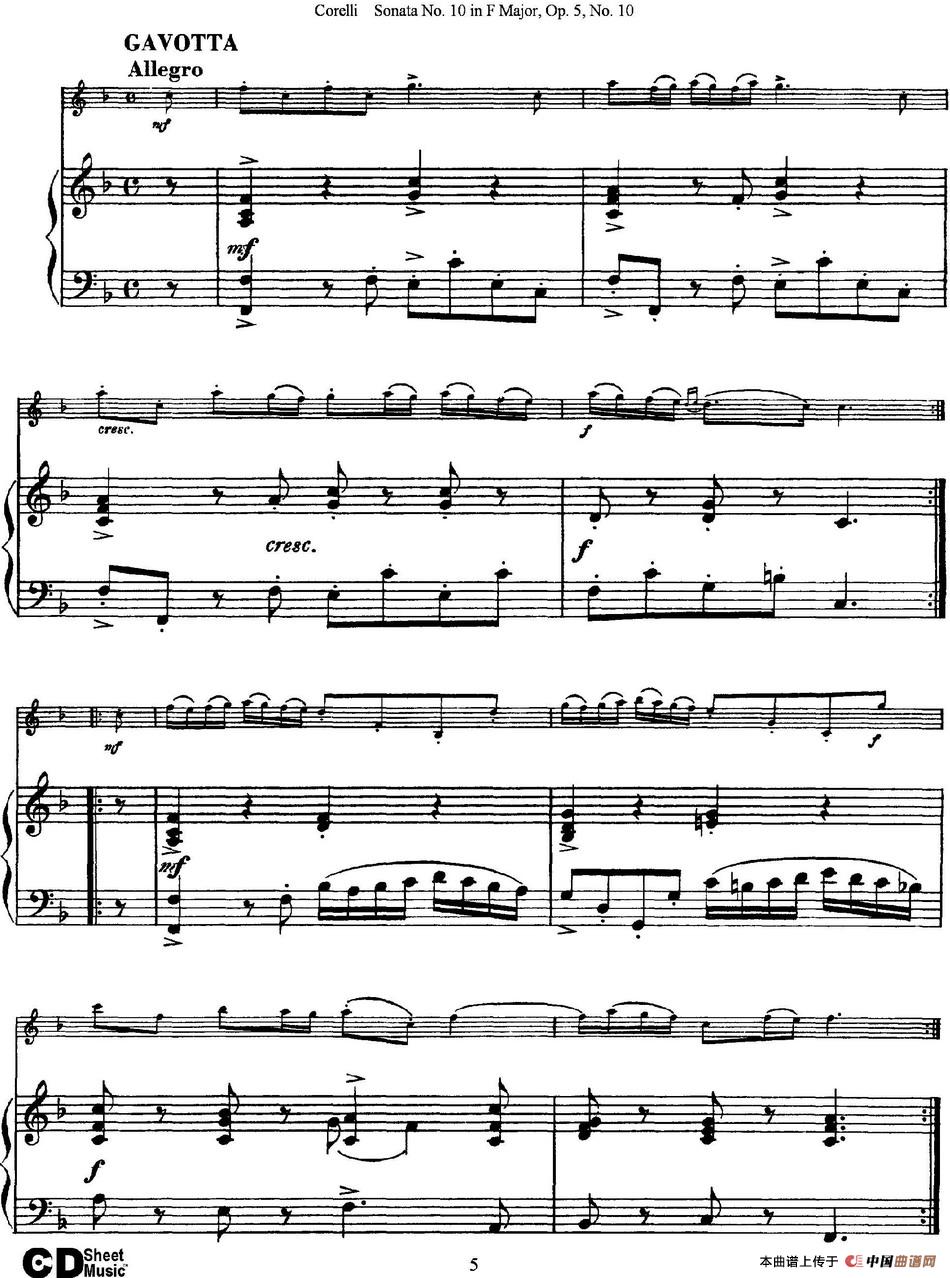 Sonata No.10 in F Major Op.5 No.10(小提琴+钢琴伴奏)(1)_原文件名:Sonata No.10 in F Major,Op.5 No.10(小提琴+钢琴伴奏)_页面_5.jpg