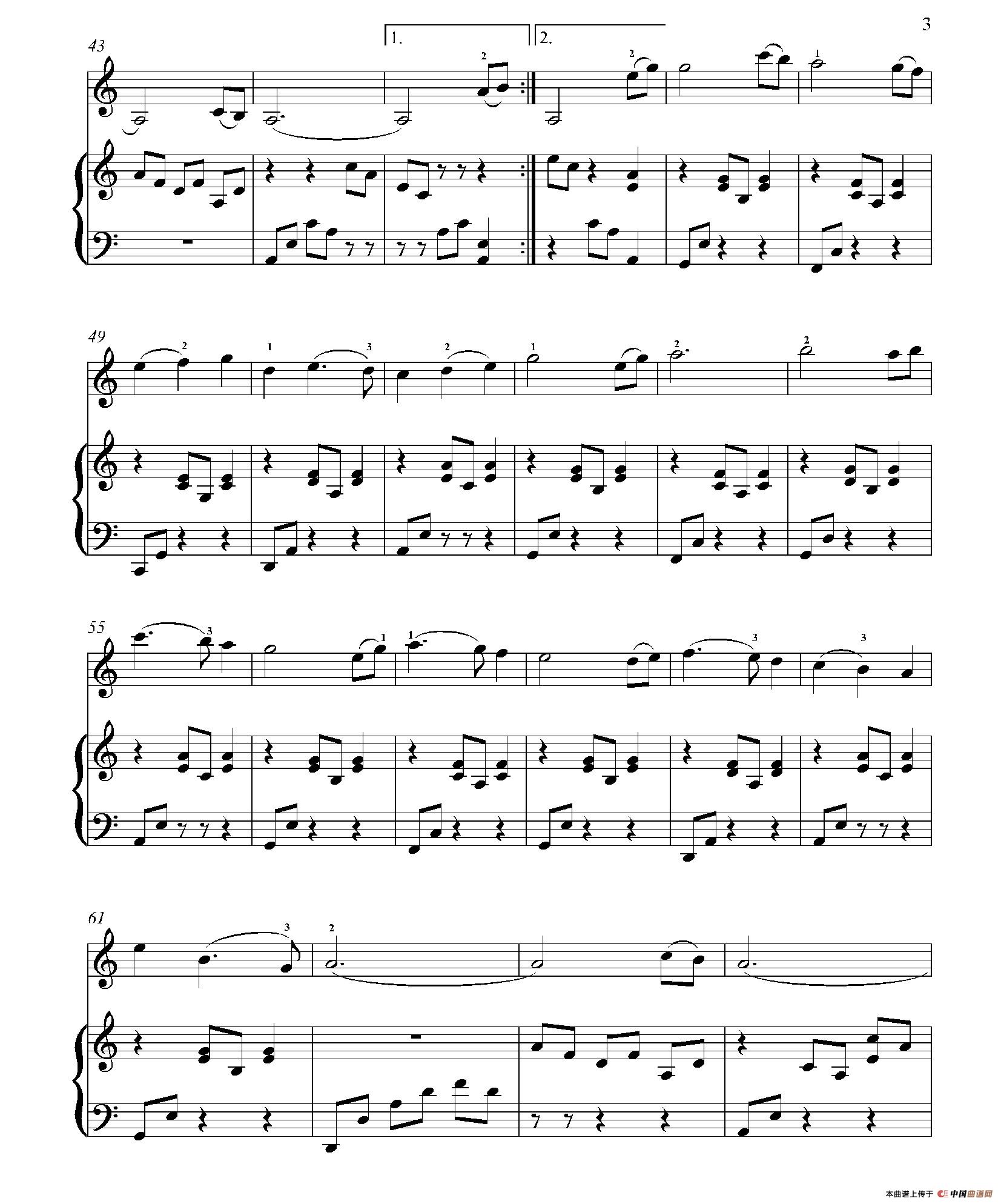 Sad Rommance for Beginning Violin(小提琴+钢琴伴奏)(1)_原文件名:003.jpg