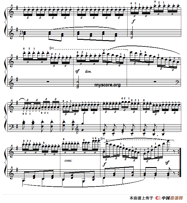 车尔尼(Czerny)849第12首曲谱及练习指导(1)_原文件名:13.gif