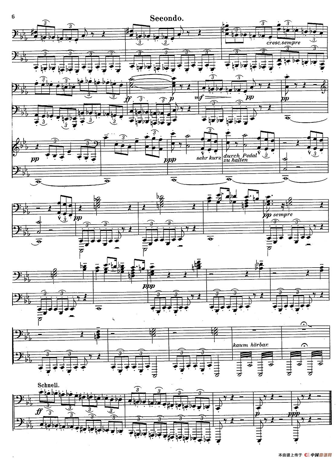 c小调第二交响曲“复活”(Ⅰ)(改编四手联弹版 )(1)_原文件名:025.jpg