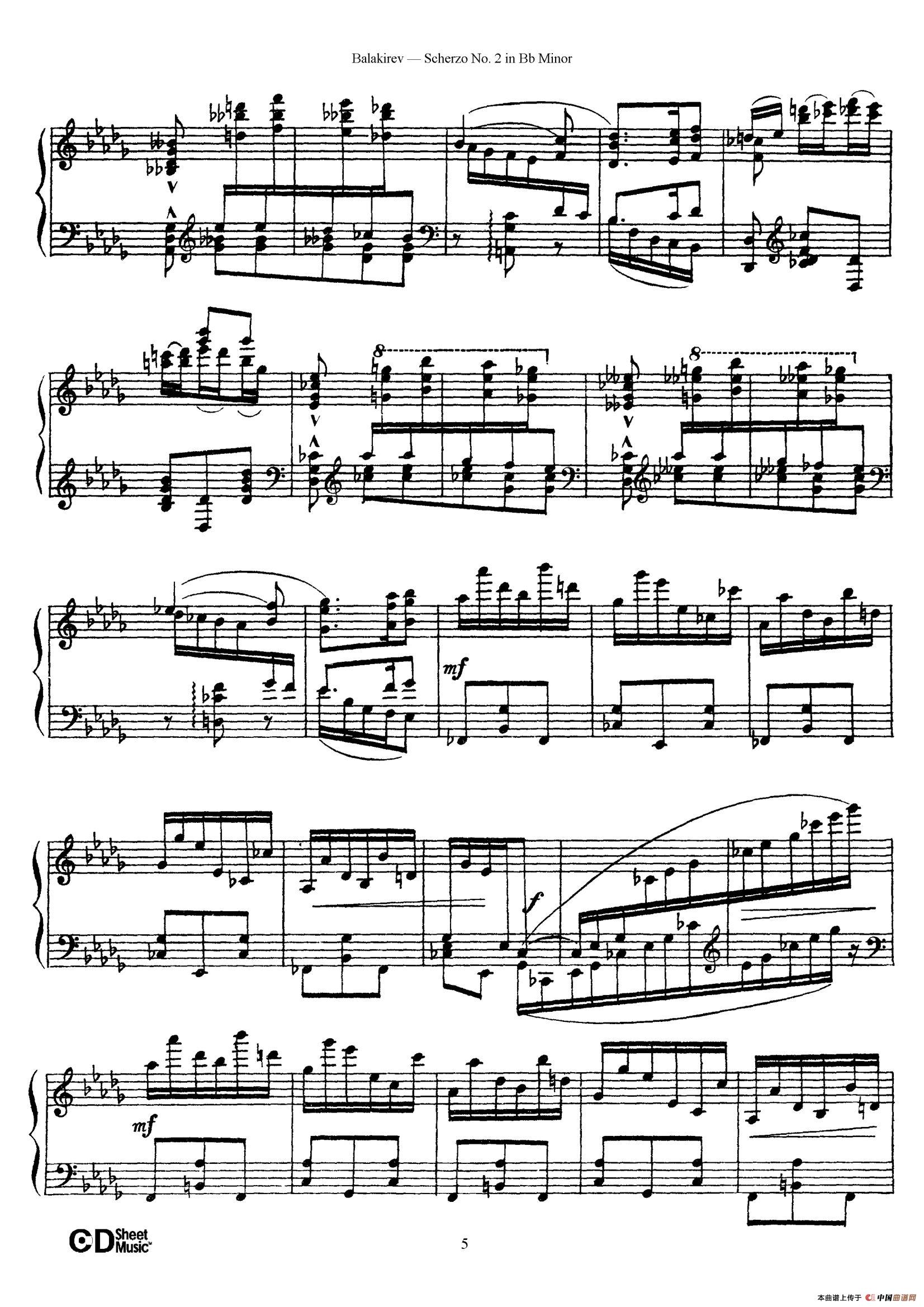 Scherzo No.2 in B-flat Minor(降b小调第二谐谑曲)(1)_原文件名:005.jpg