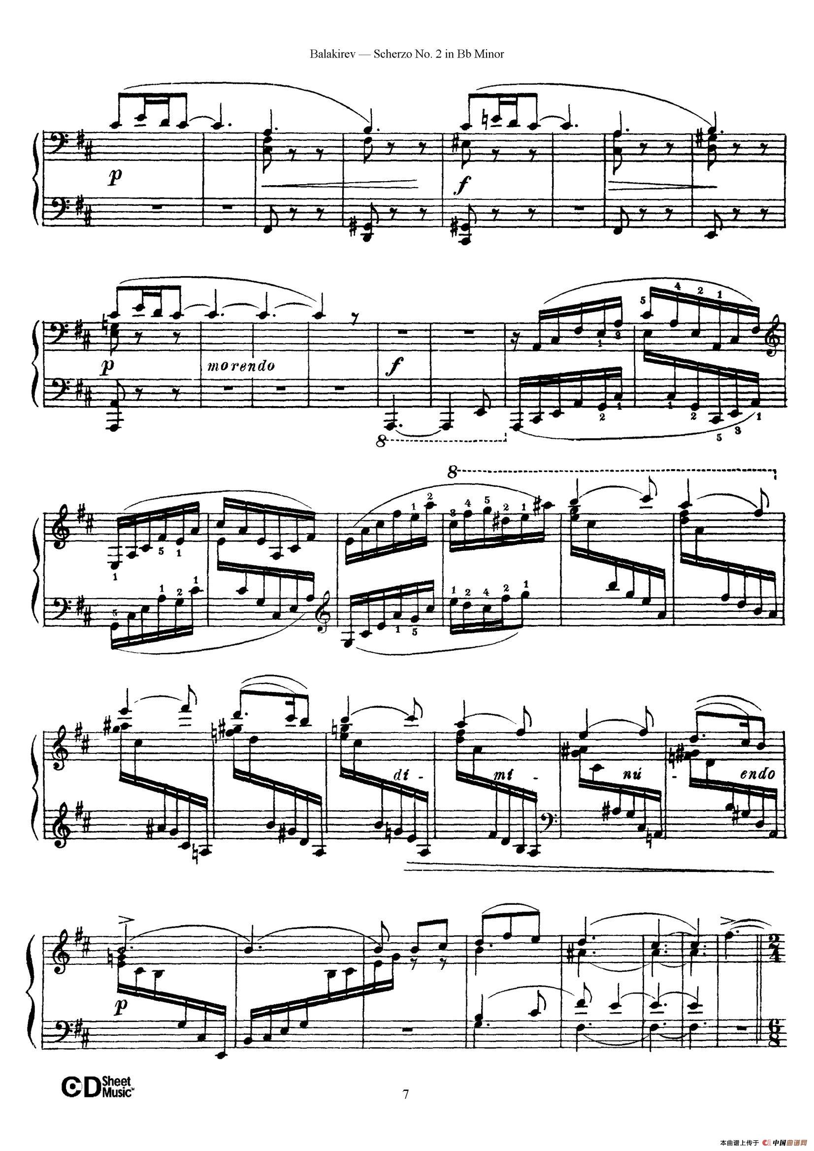 Scherzo No.2 in B-flat Minor(降b小调第二谐谑曲)(1)_原文件名:007.jpg