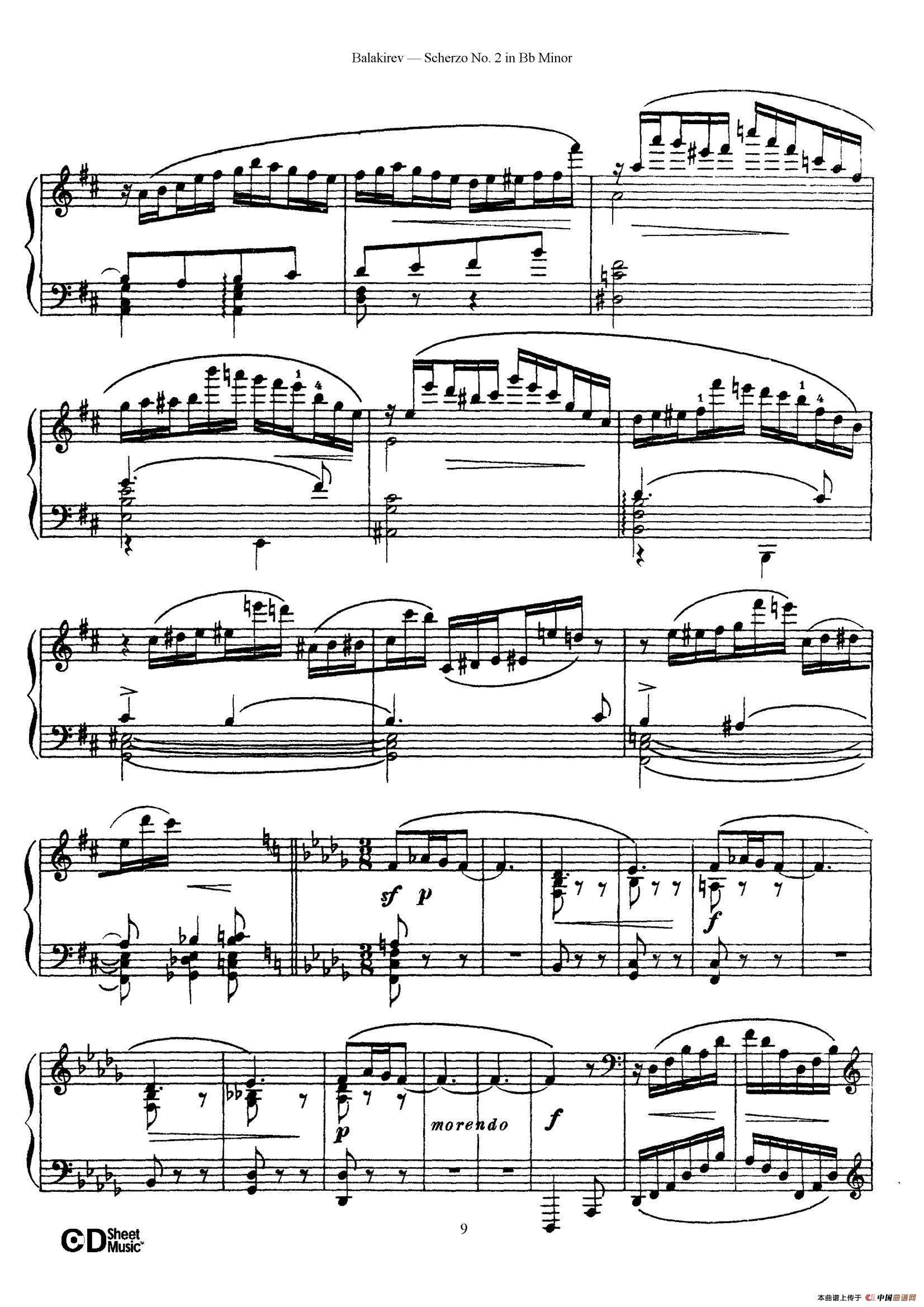 Scherzo No.2 in B-flat Minor(降b小调第二谐谑曲)(1)_原文件名:009.jpg