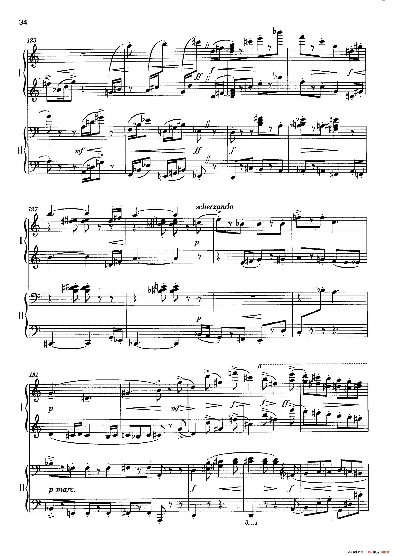 Vier Bagatellen Op.70(4首小品·Ⅳ·四手联弹)(1)_原文件名:034.jpg