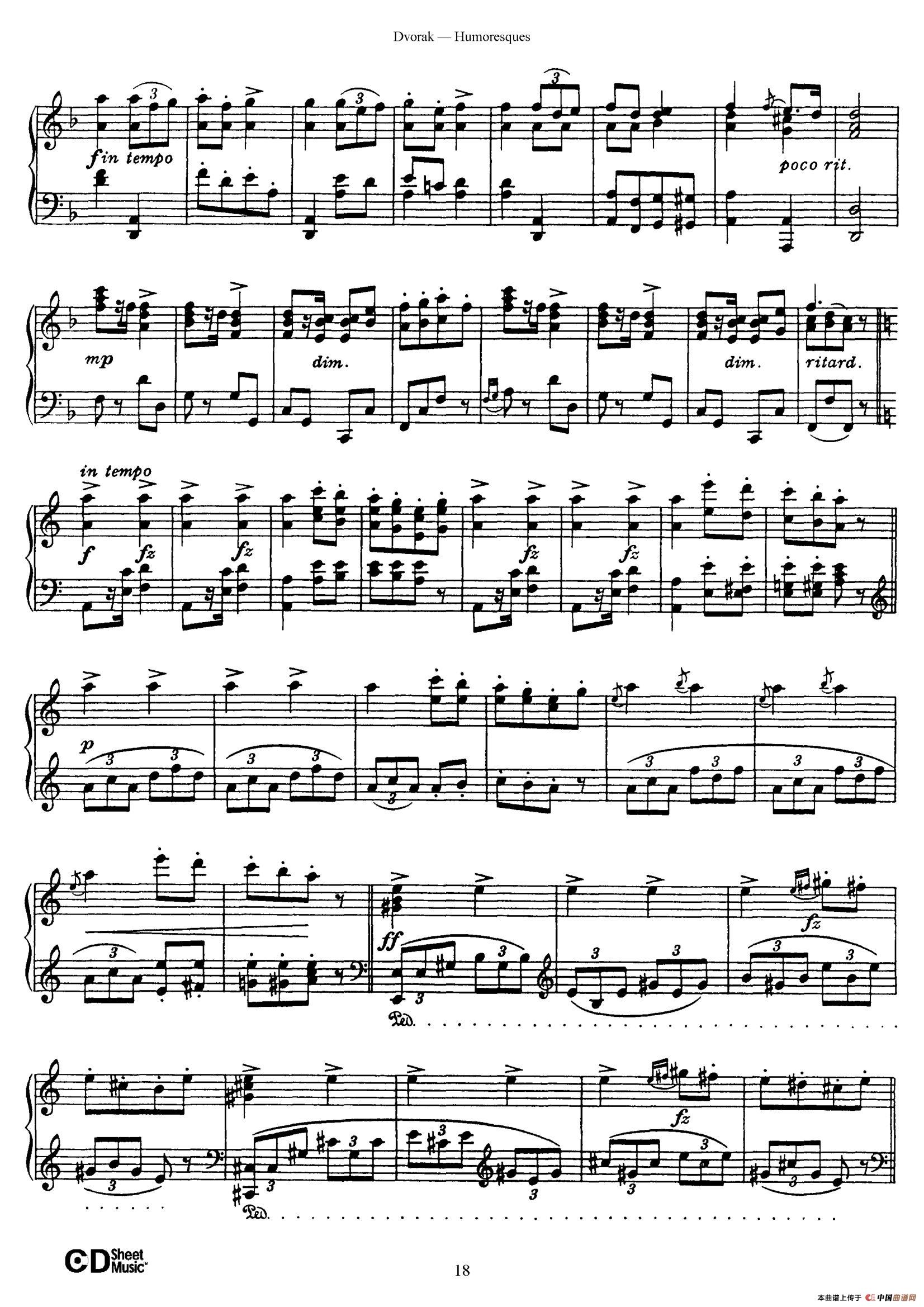 8 Humoresques Op.101(8首幽默曲·5)(1)_原文件名:018.jpg