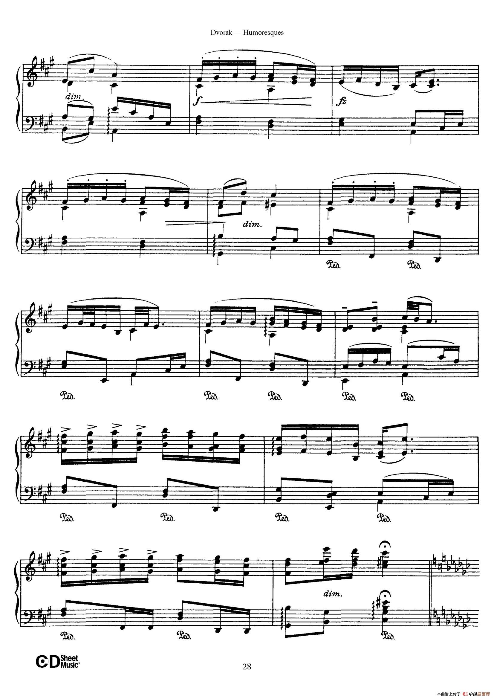 8 Humoresques Op.101(8首幽默曲·7)(1)_原文件名:028.jpg