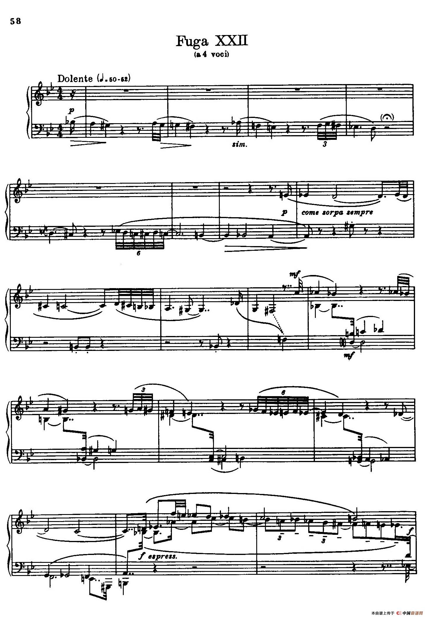 24 Preludes and Fugues Part.2 Op.45(24首前奏曲与赋格·第二部分·22)(1)_原文件名:056.jpg