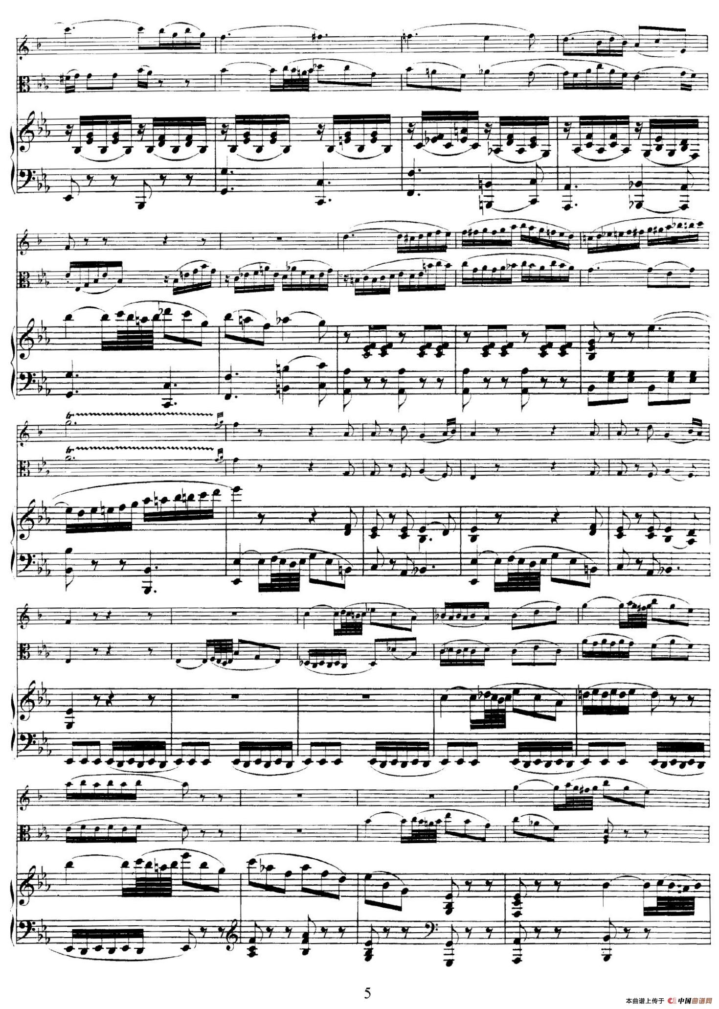 Piano Trio no.2 in E-flat Major K.498(降E大调钢琴三重奏)(1)_原文件名:005.jpg