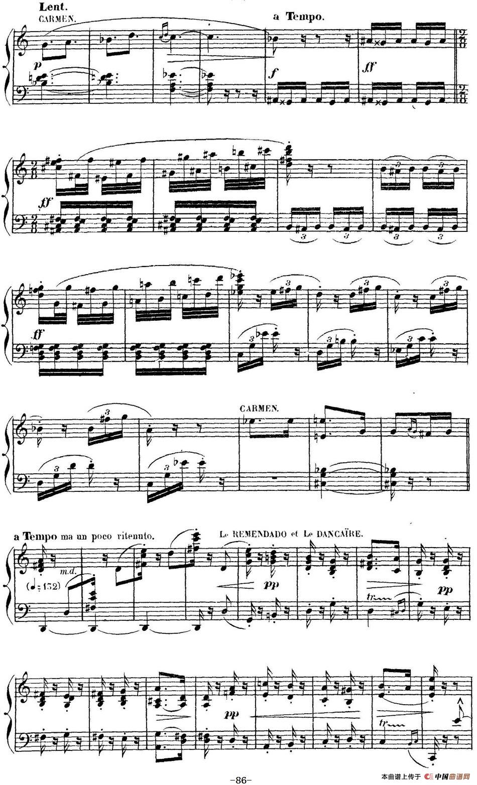 Carmen for Solo Piano(卡门全剧钢琴独奏版)(No.15)(1)_原文件名:卡门全剧钢琴独奏版 _页面_088.jpg