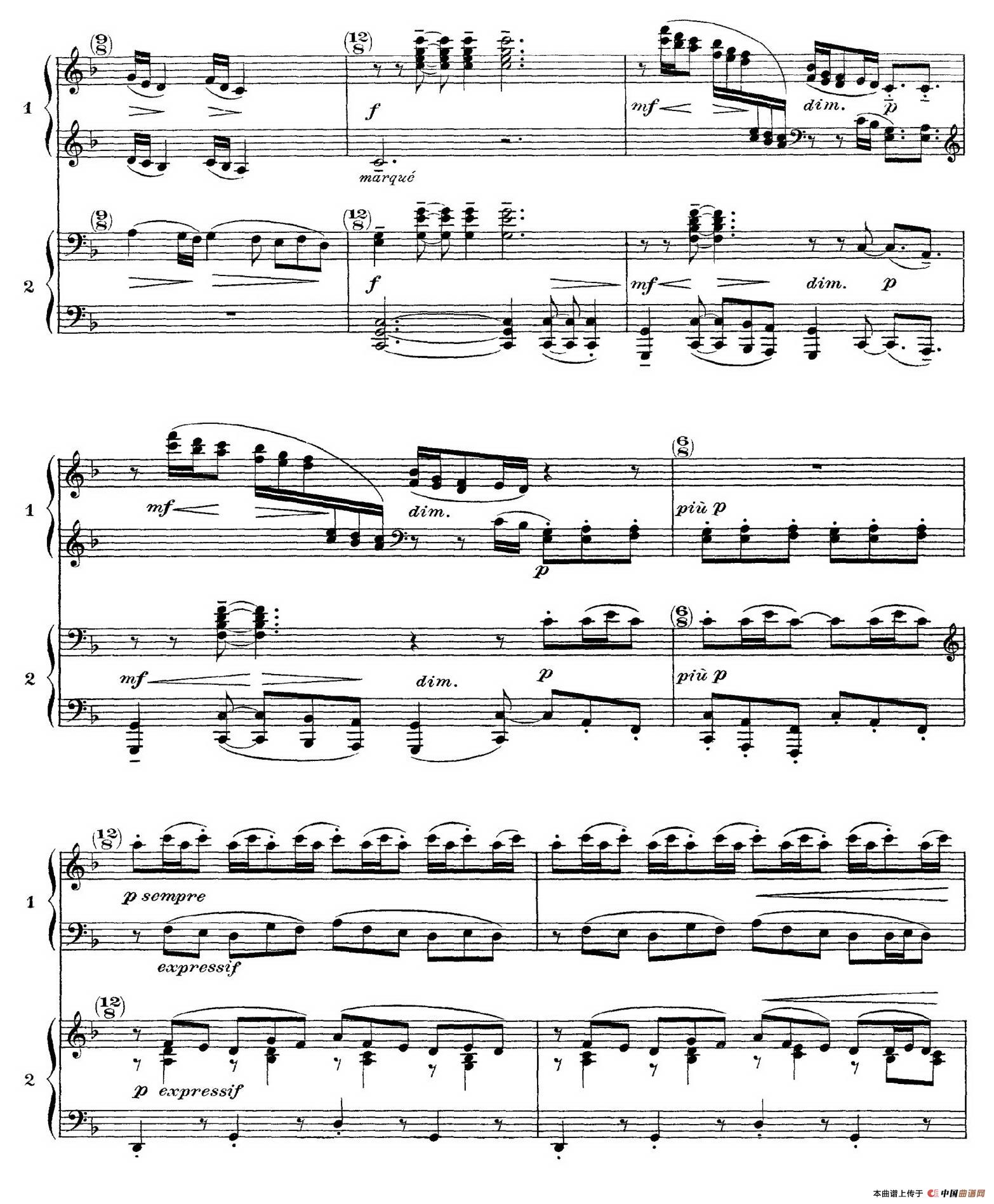 Six Epigraphes Antiques(6首古代墓志铭·四手联弹·Ⅰ)(1)_原文件名:003.jpg