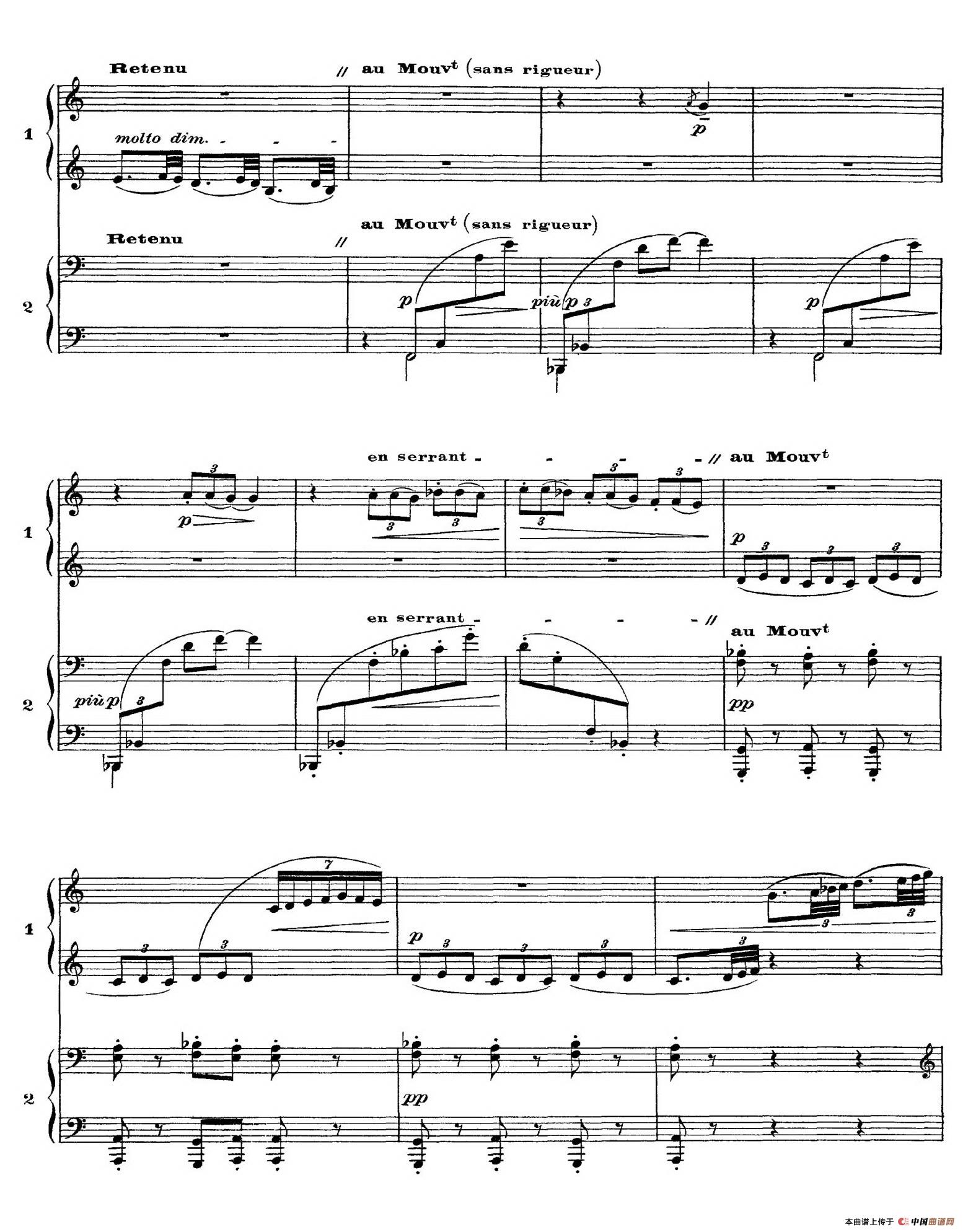 Six Epigraphes Antiques(6首古代墓志铭·四手联弹·Ⅳ)(1)_原文件名:016.jpg