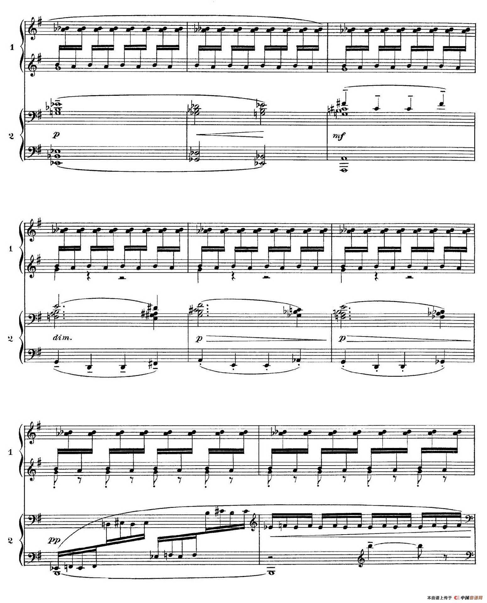 Six Epigraphes Antiques(6首古代墓志铭·四手联弹·Ⅵ)(1)_原文件名:028.jpg