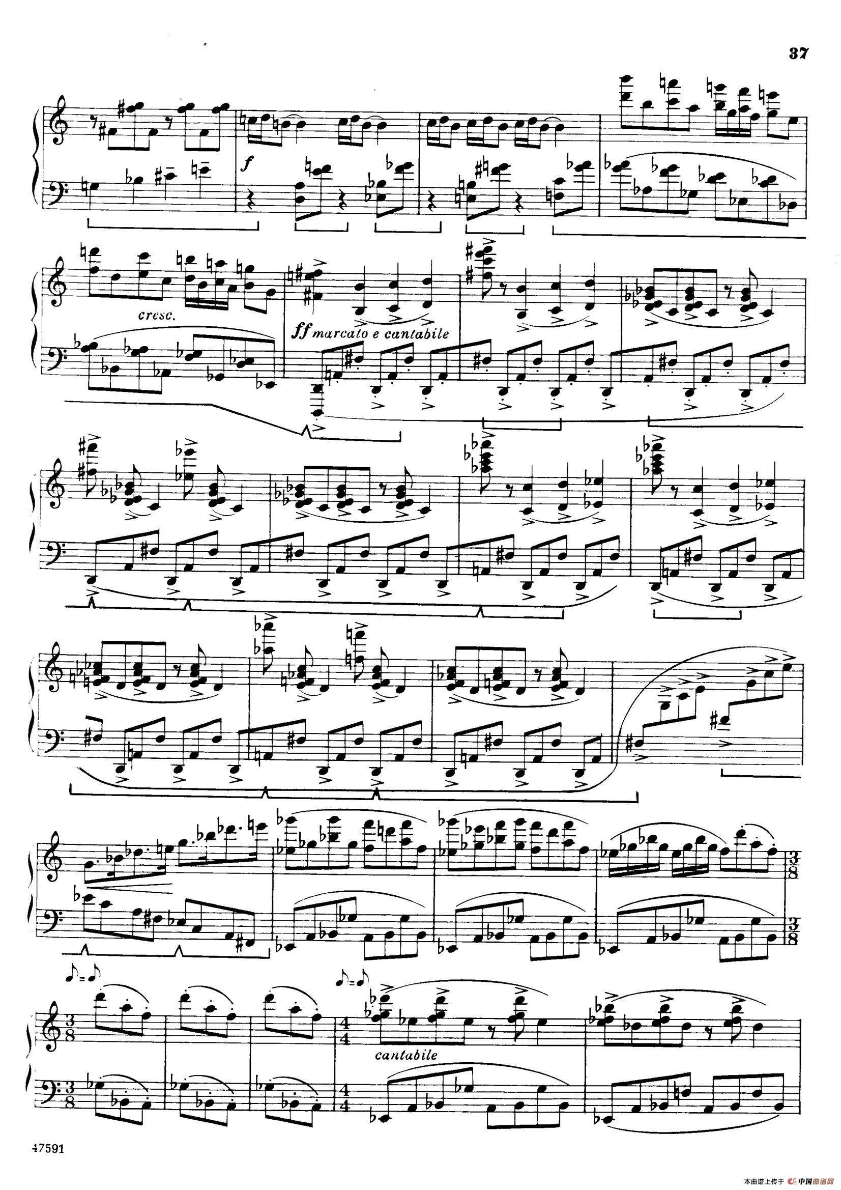 Piano Sonata in E-flat Major Op.95(降E大调钢琴奏鸣曲·Ⅲ)(1)_原文件名:035.jpg