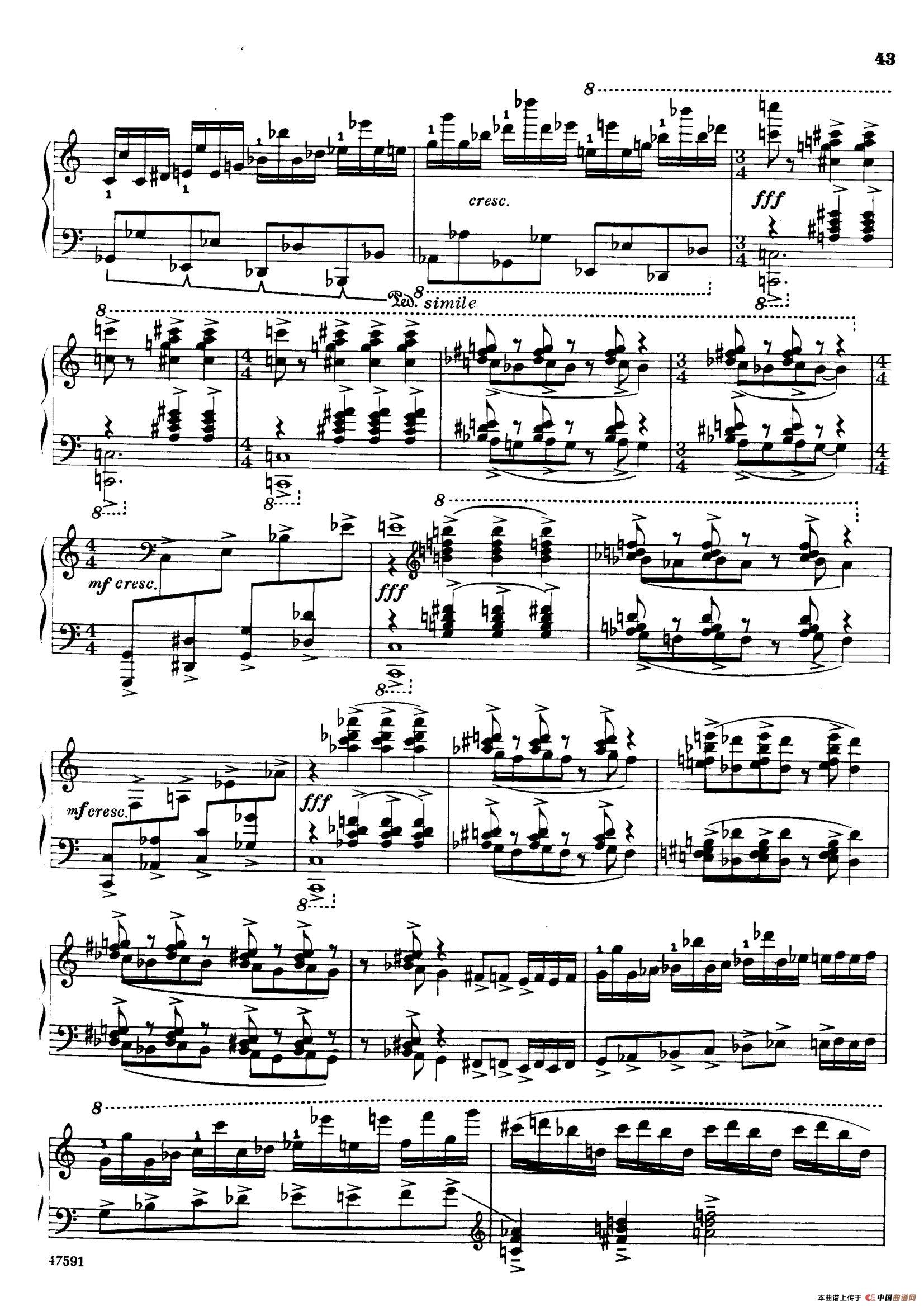 Piano Sonata in E-flat Major Op.95(降E大调钢琴奏鸣曲·Ⅲ)(1)_原文件名:041.jpg
