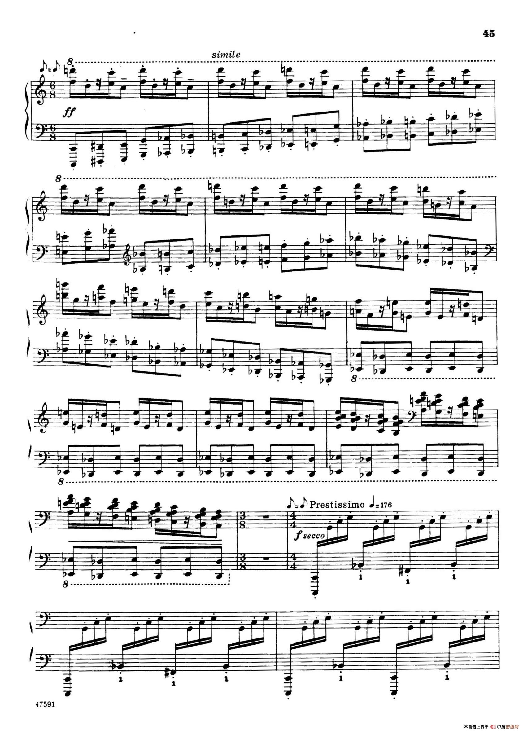 Piano Sonata in E-flat Major Op.95(降E大调钢琴奏鸣曲·Ⅲ)(1)_原文件名:043.jpg