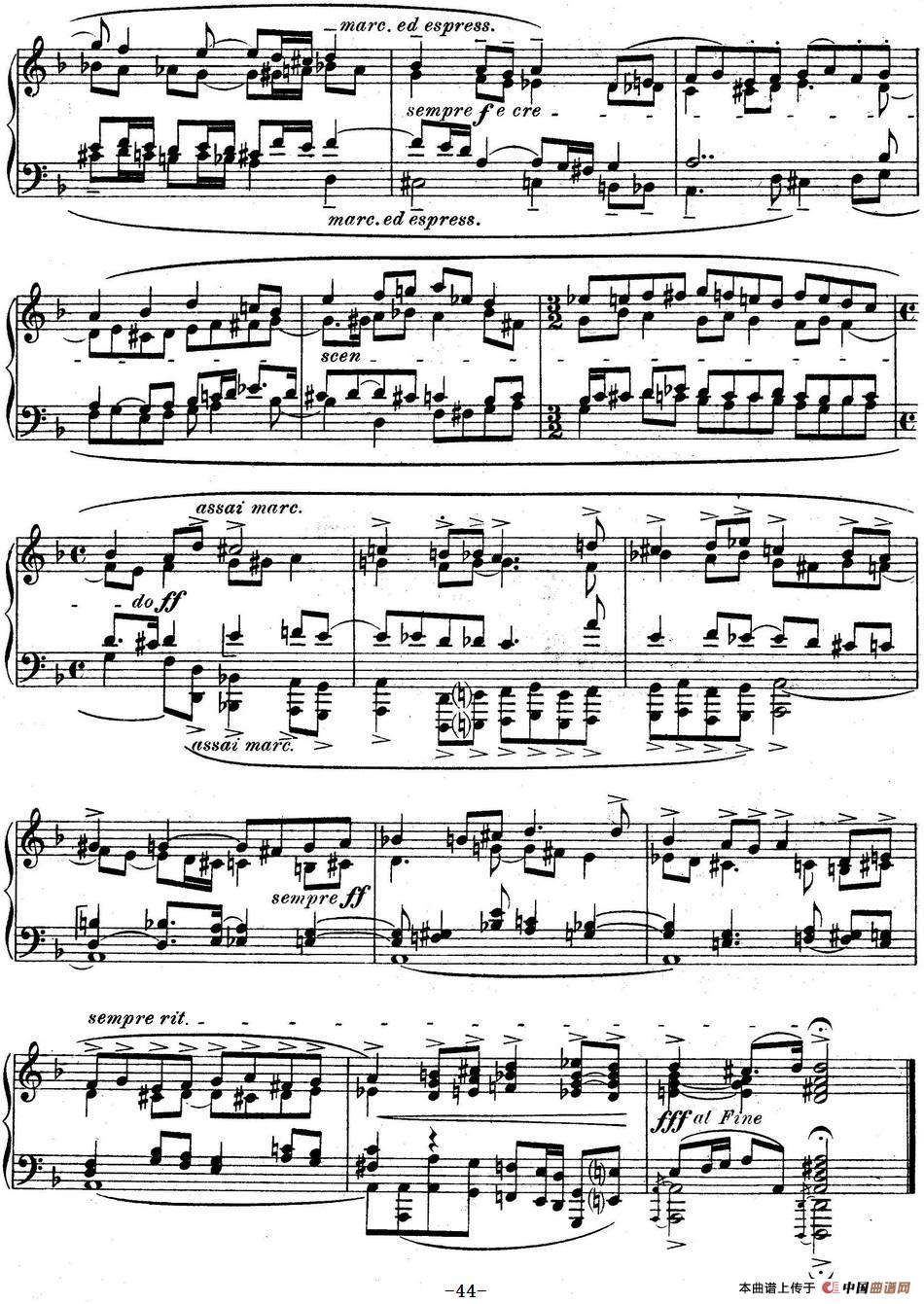 6 Preludes and Fugues Op.99(6首前奏曲与赋格·6)(1)_原文件名:6 Preludes and Fugues Op.99_页面_44.jpg