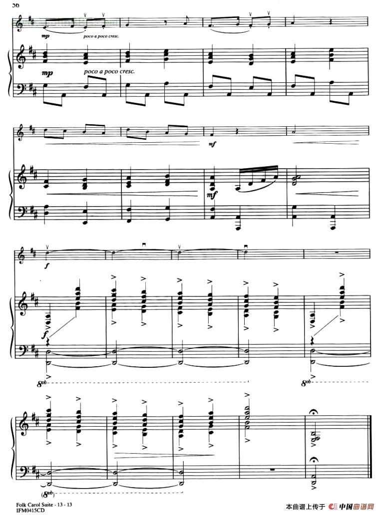 IV.O DU FROHLICHE/ECHO CAROL(钢琴伴奏谱)(1)_原文件名:005.jpg