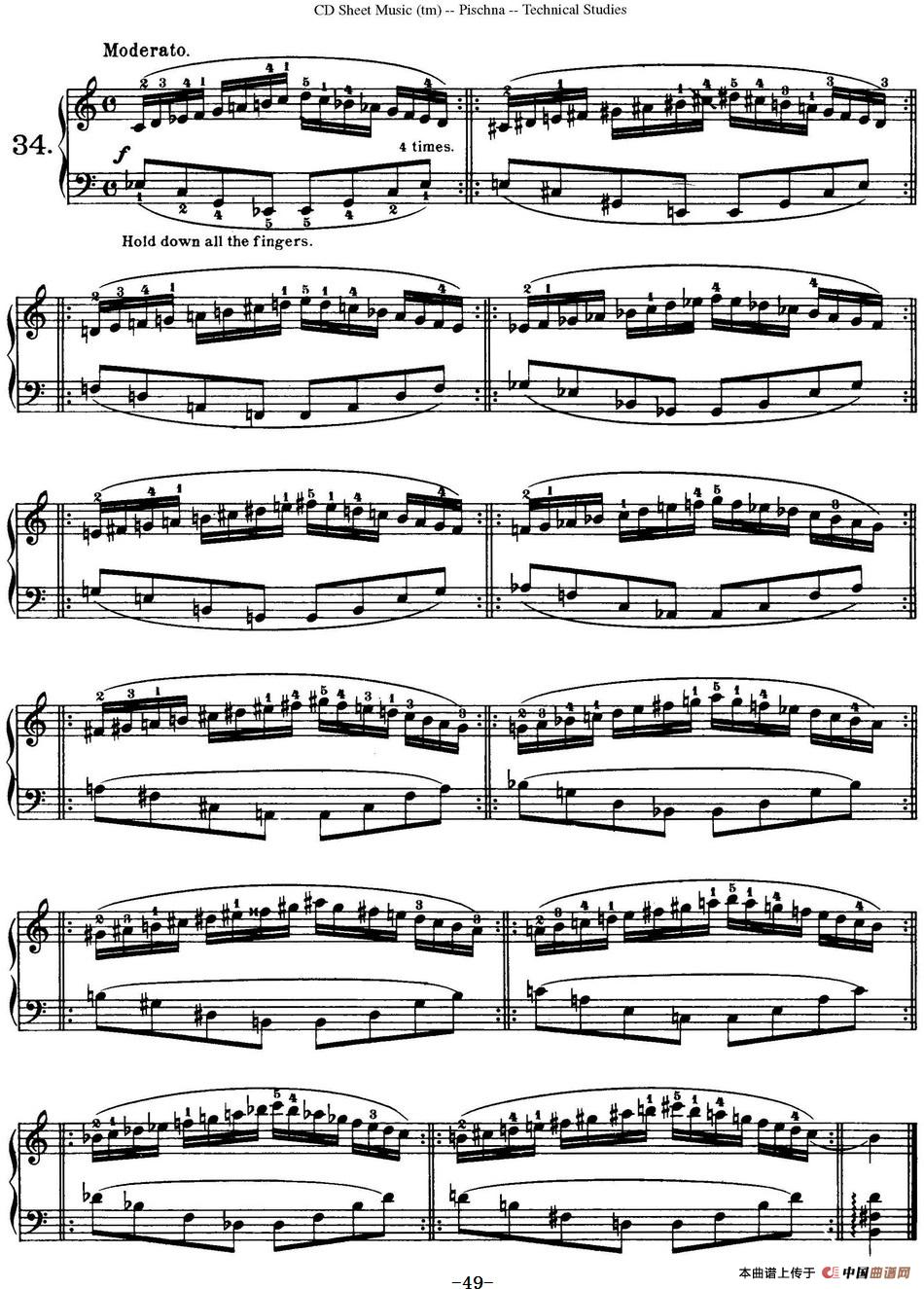 Technical Studies 60 Progressive Exercises (60首钢琴循序渐进练习曲 P41——50)(1)_原文件名:Technical Studies 60 Progressive Exercises60首钢琴循序渐进练习曲_页面_49.jpg