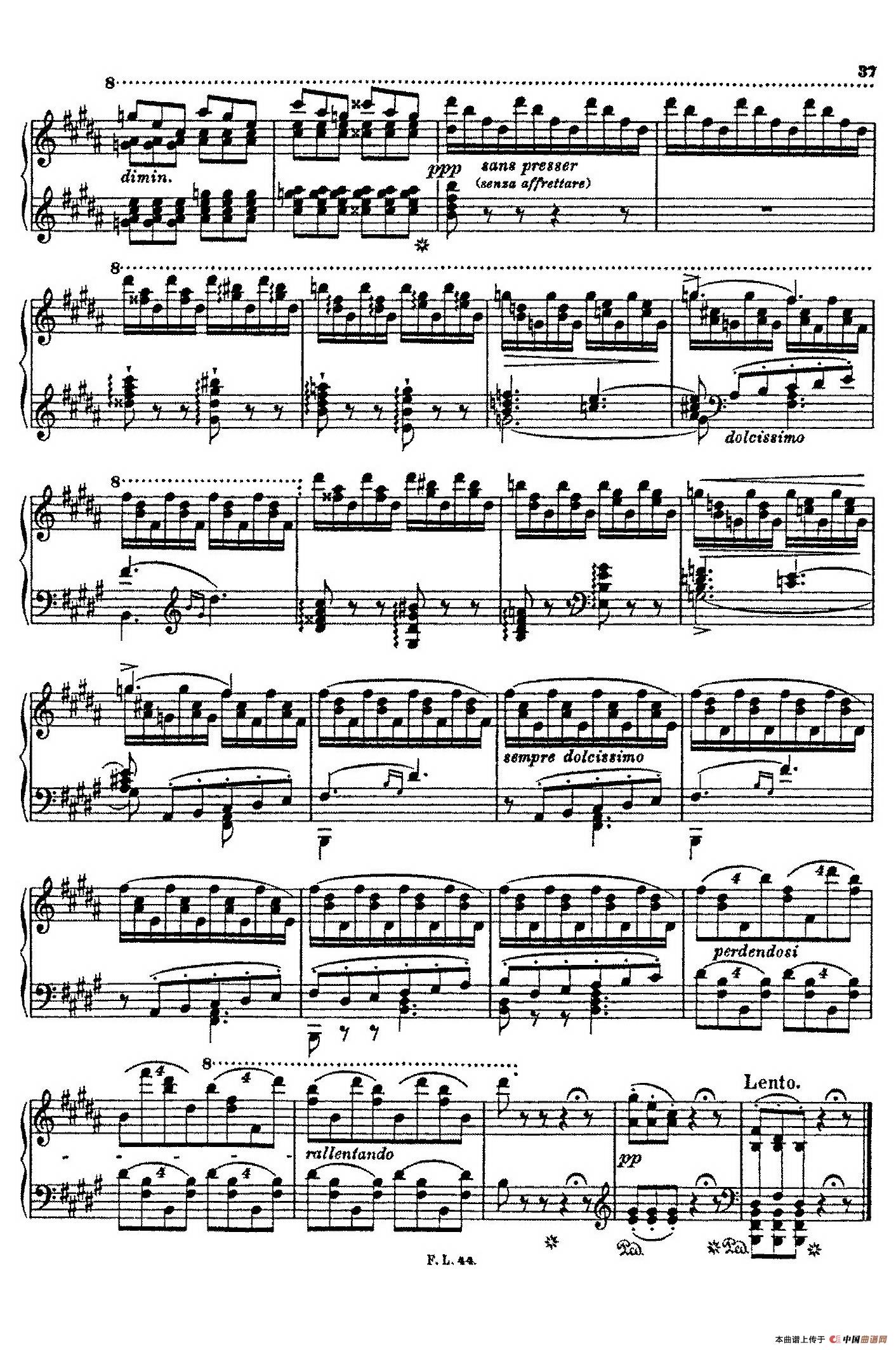 Album d'un Voyageur S.156(旅行者札记·第一册)(印象与诗篇·3. 在泉水边 Au bord d'une source)(1)_原文件名:033.jpg