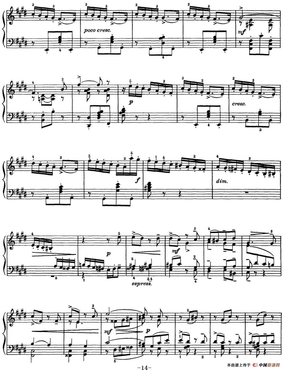 柴可夫斯基18首钢琴小品Op.72(3.Tendres reproches)(1)_原文件名:Tchaikovsky - 18 Pieces Op.72_页面_014.jpg