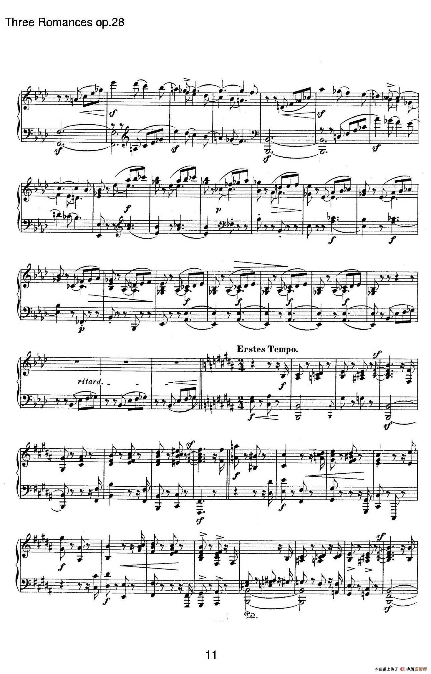 28(3首浪漫曲·Ⅲ)