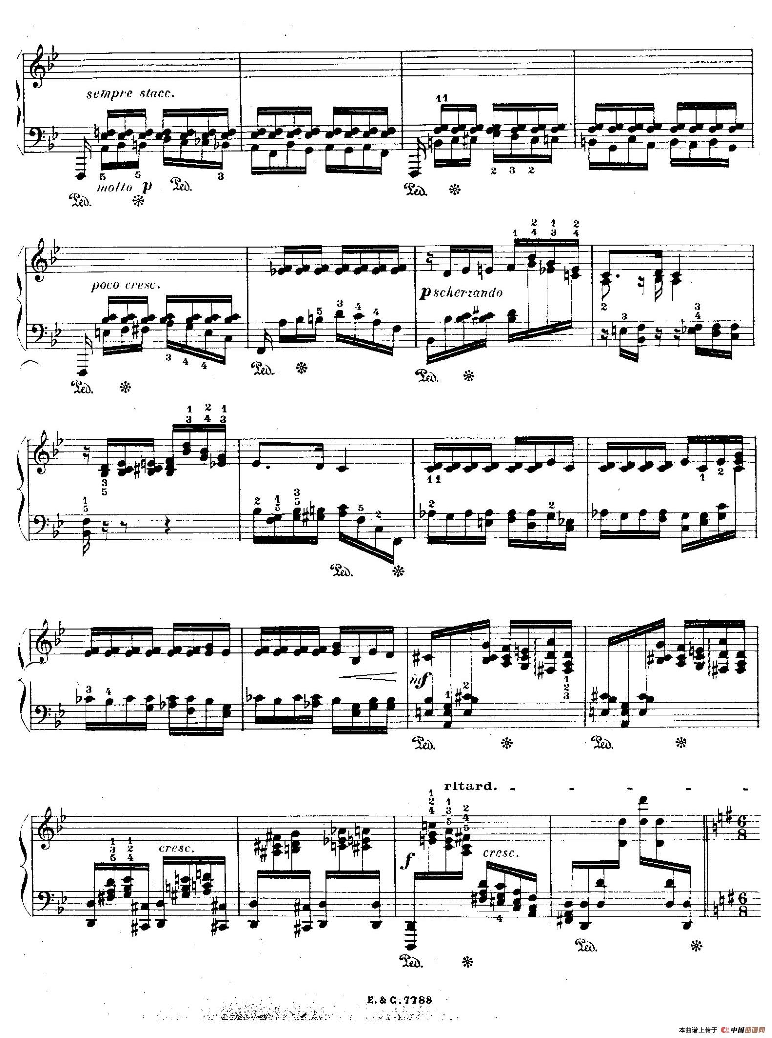 12 Etudes For The Left Hand Op.92 No.5(12首为左手而作的钢琴练习曲)(1)_原文件名:020.jpg