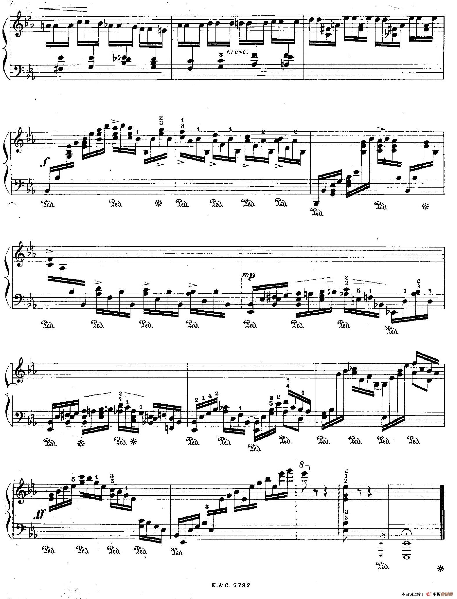 12 Etudes For The Left Hand Op.92 No.9(12首为左手而作的钢琴练习曲)(1)_原文件名:040.jpg