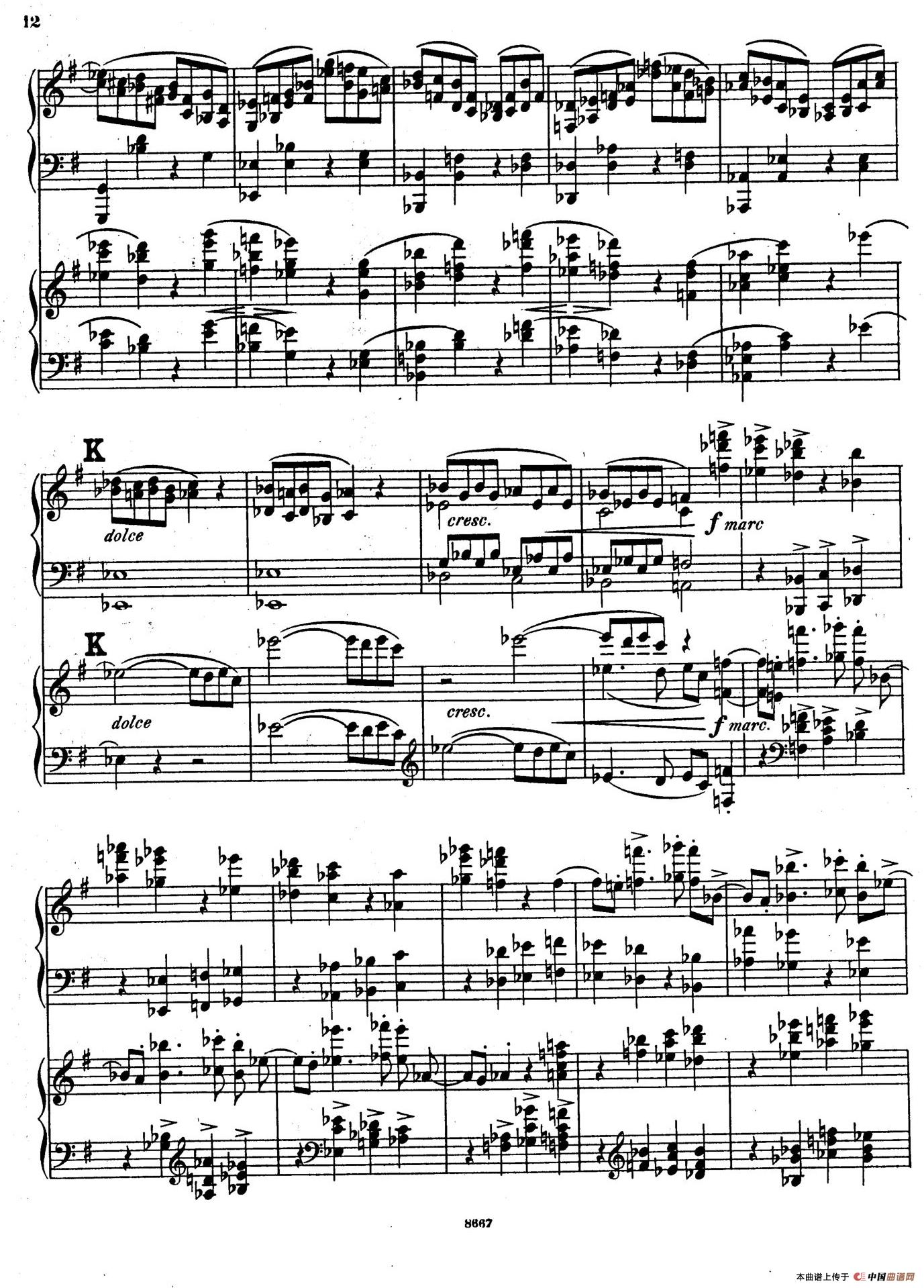 Symphony No.4 in e Minor Op.98(e小调第四交响曲·双钢琴)(1)_原文件名:012.jpg