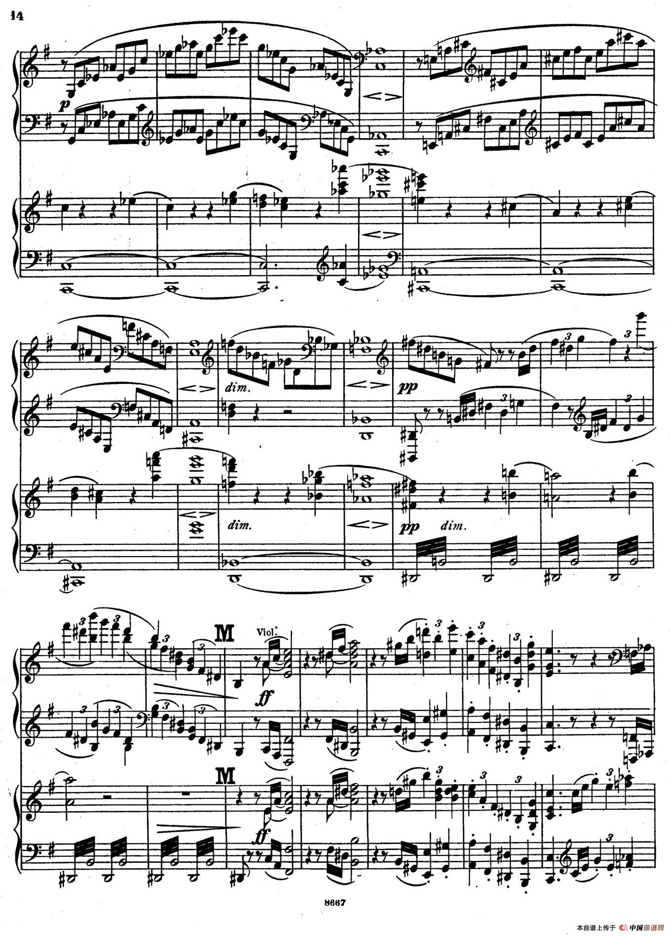 Symphony No.4 in e Minor Op.98(e小调第四交响曲·双钢琴)(1)_原文件名:014.jpg