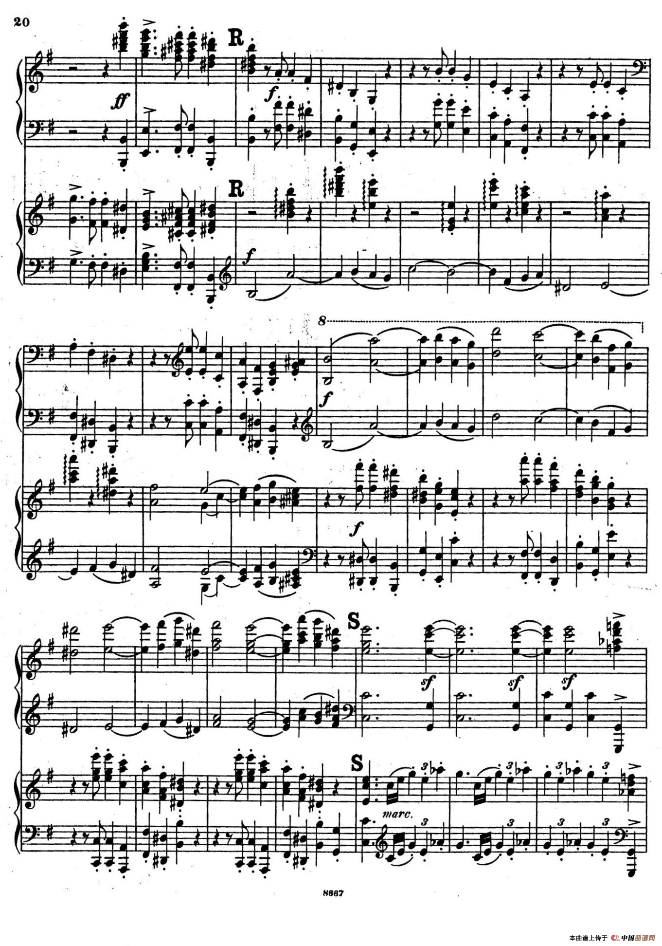 Symphony No.4 in e Minor Op.98(e小调第四交响曲·双钢琴)(1)_原文件名:020.jpg