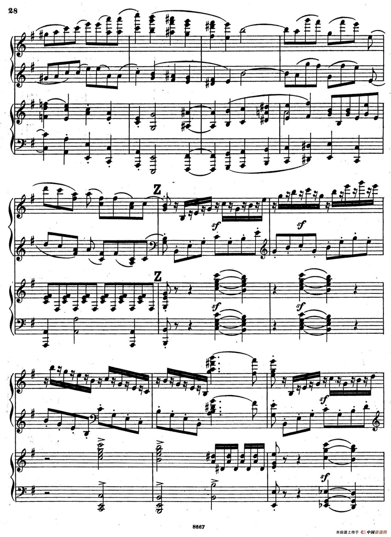 Symphony No.4 in e Minor Op.98(e小调第四交响曲·双钢琴)(1)_原文件名:028.jpg