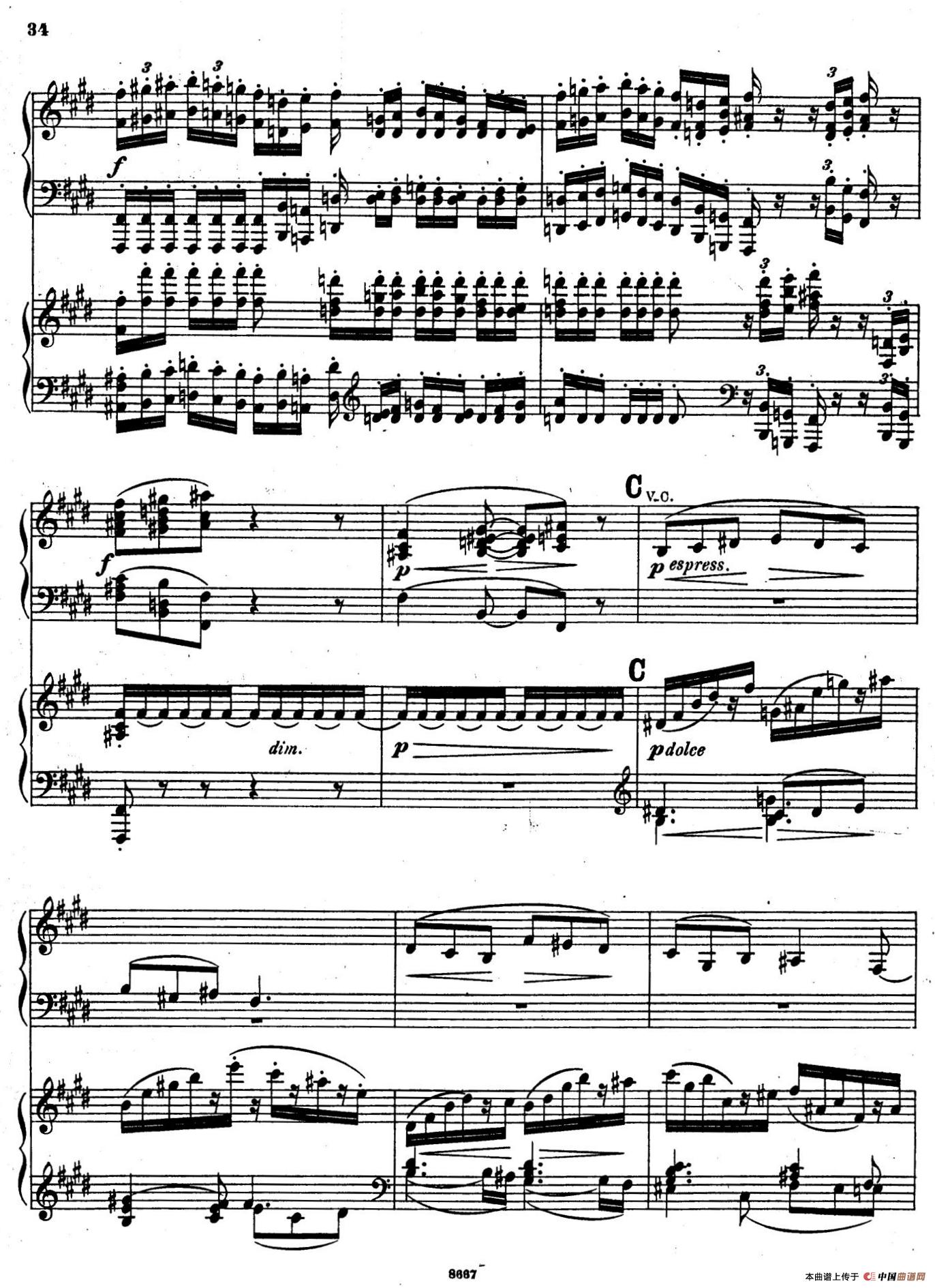 Symphony No.4 in e Minor Op.98(e小调第四交响曲·双钢琴)(1)_原文件名:034.jpg