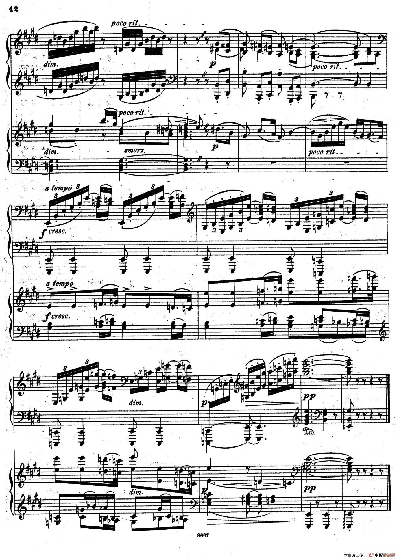 Symphony No.4 in e Minor Op.98(e小调第四交响曲·双钢琴)(1)_原文件名:042.jpg