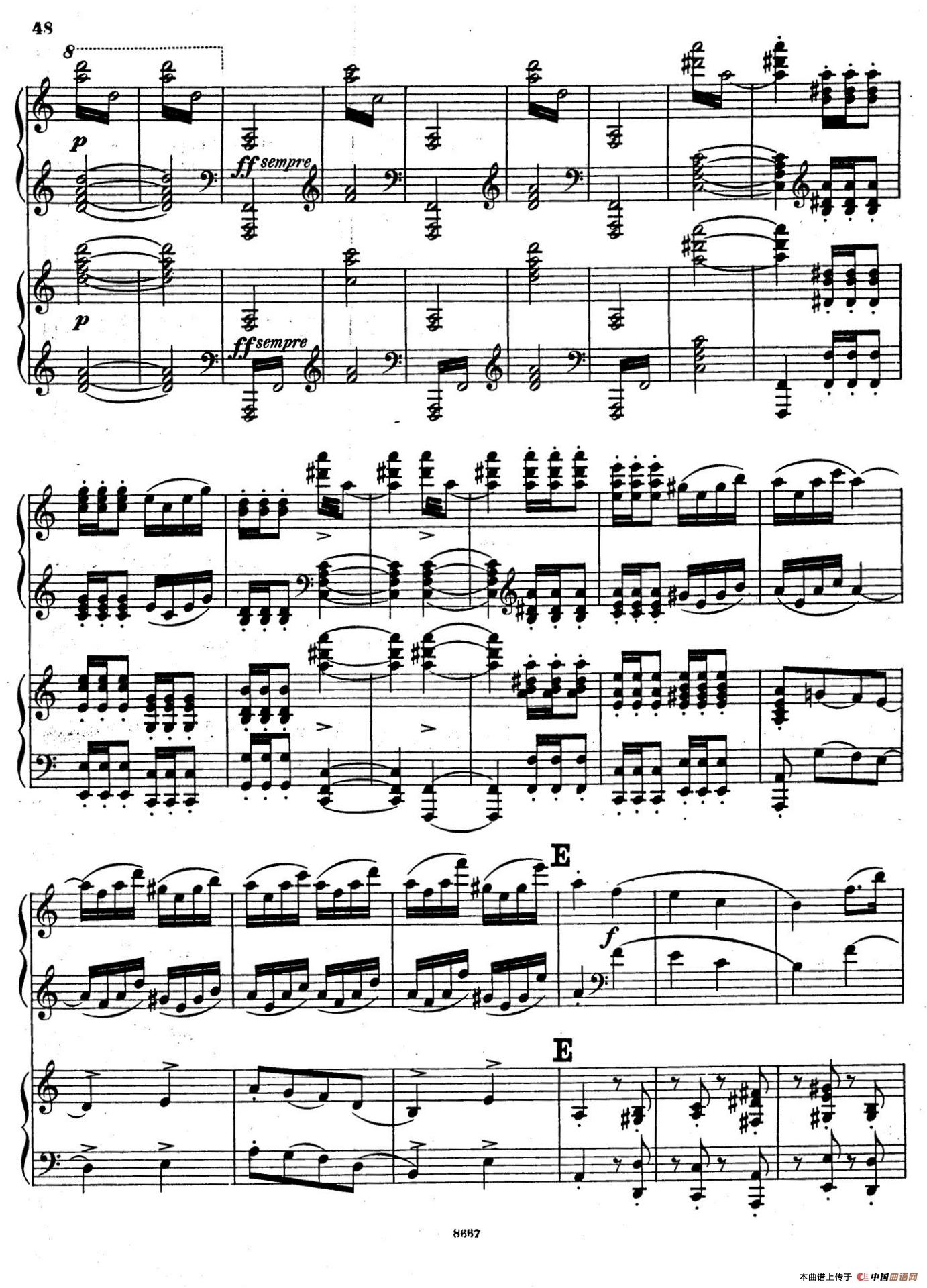 Symphony No.4 in e Minor Op.98(e小调第四交响曲·双钢琴)(1)_原文件名:048.jpg