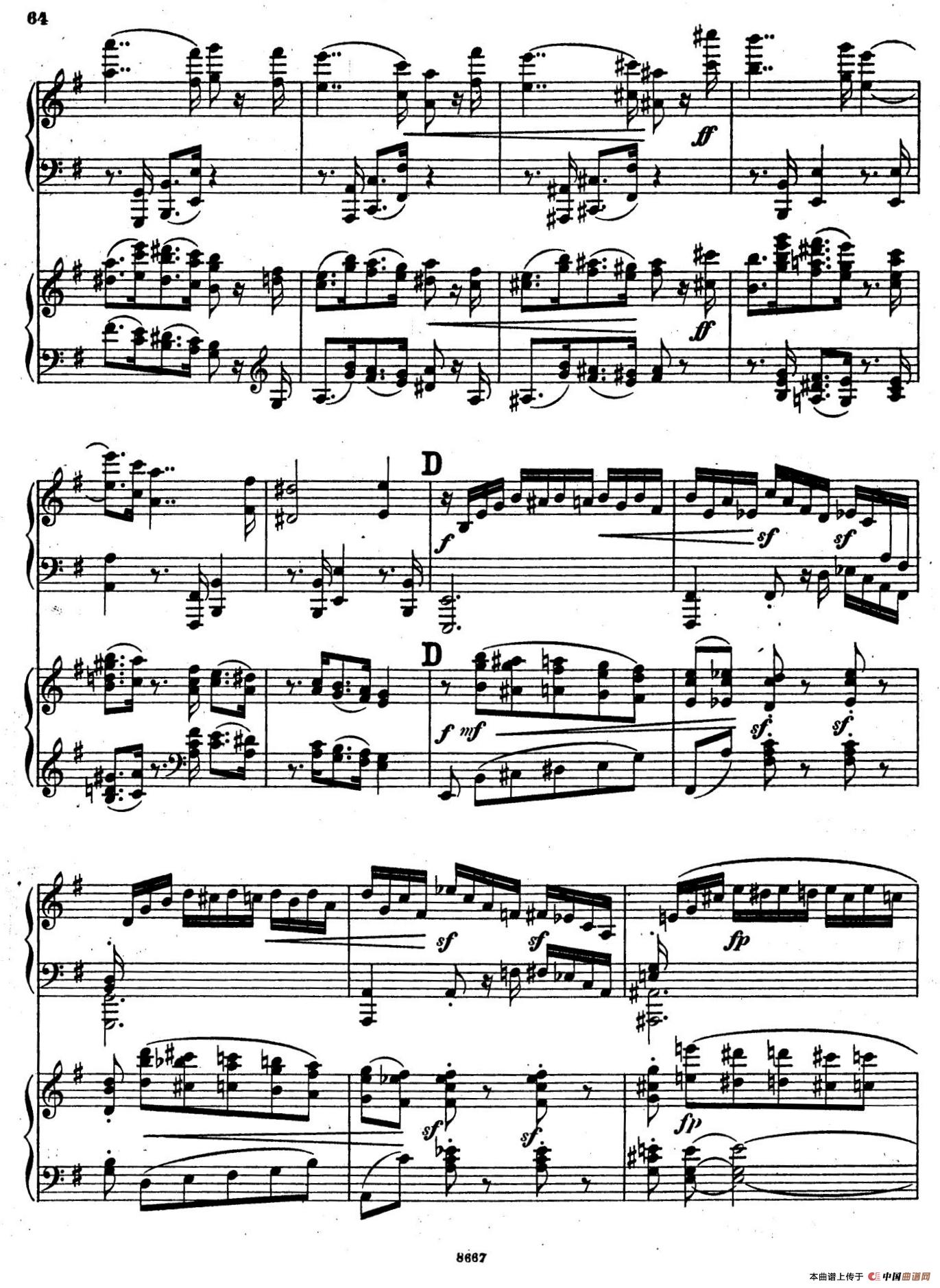 Symphony No.4 in e Minor Op.98(e小调第四交响曲·双钢琴)(1)_原文件名:064.jpg