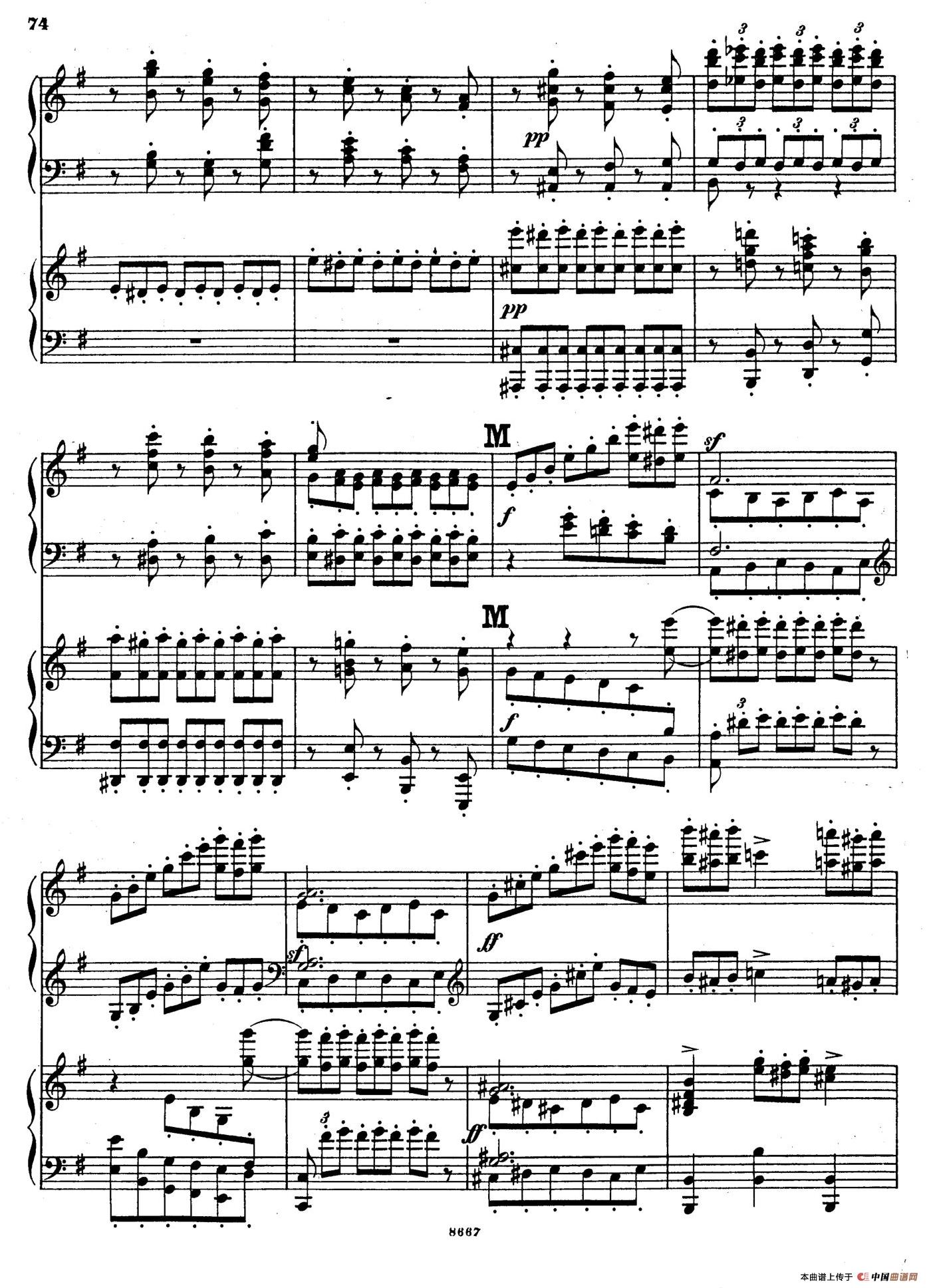 Symphony No.4 in e Minor Op.98(e小调第四交响曲·双钢琴)(1)_原文件名:074.jpg