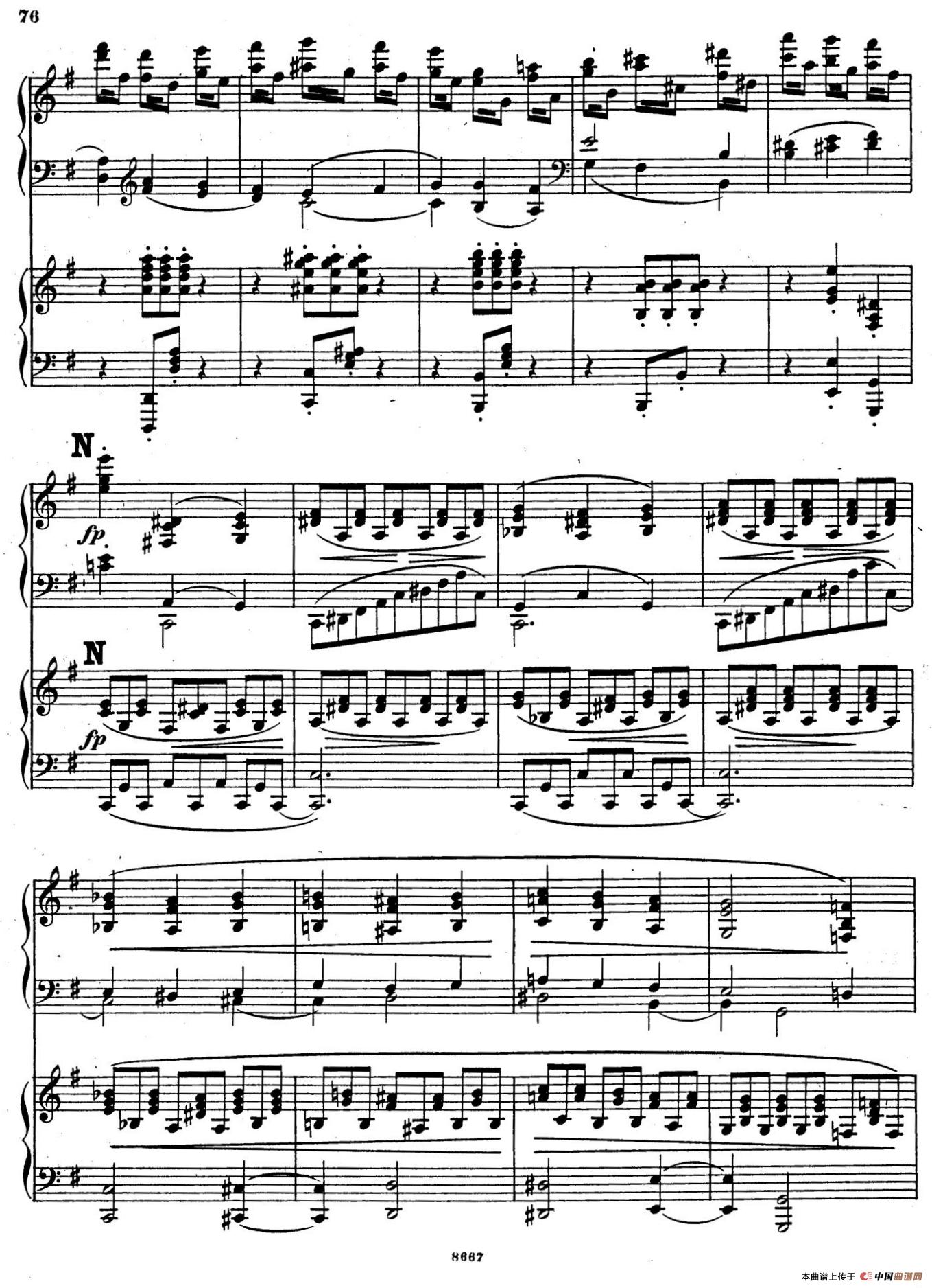 Symphony No.4 in e Minor Op.98(e小调第四交响曲·双钢琴)(1)_原文件名:076.jpg