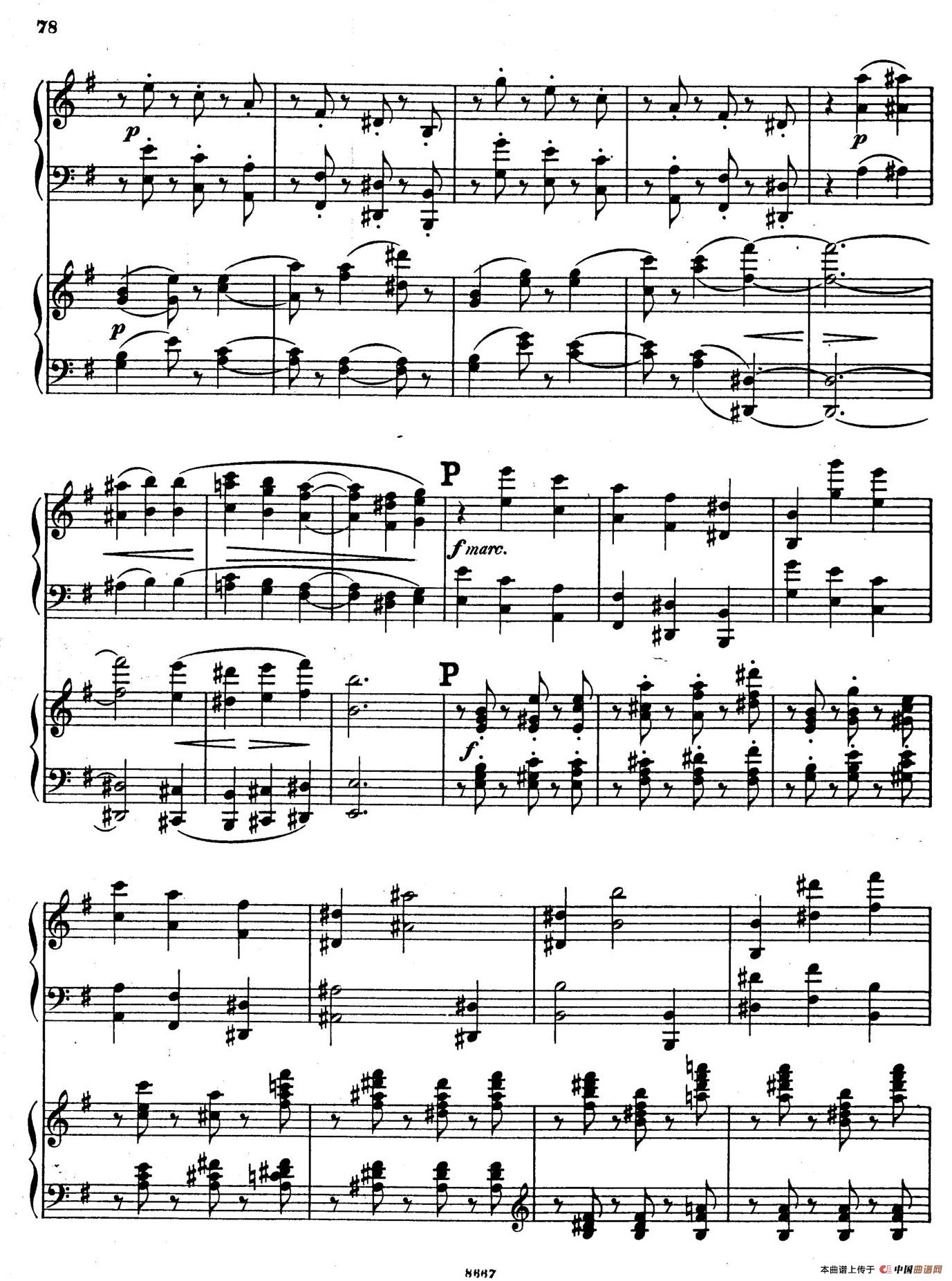 Symphony No.4 in e Minor Op.98(e小调第四交响曲·双钢琴)(1)_原文件名:078.jpg