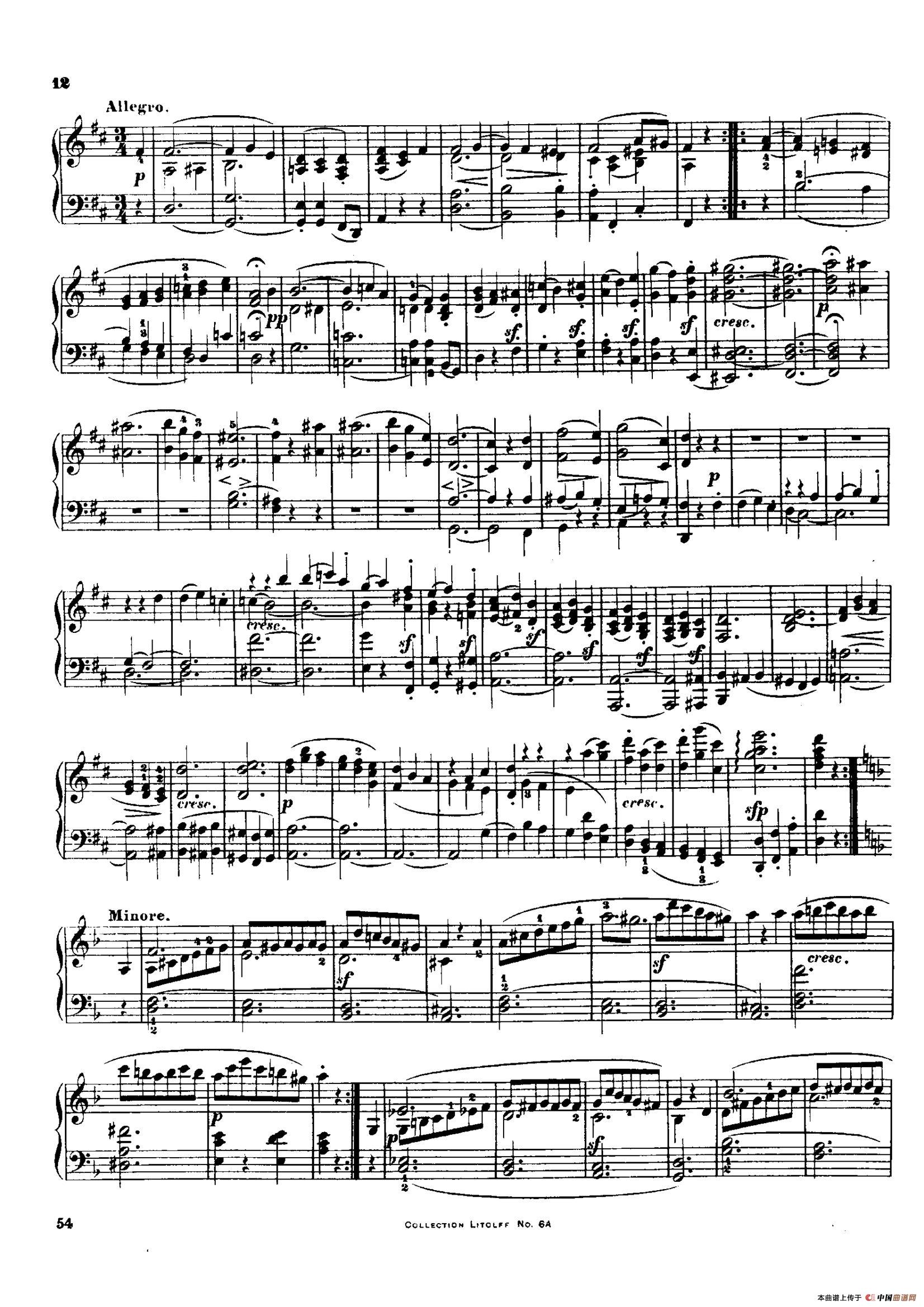 String Quartet No.3 in D Major Op.18-3(D大调第三弦乐四重奏·钢琴独奏版)(1)_原文件名:011.jpg