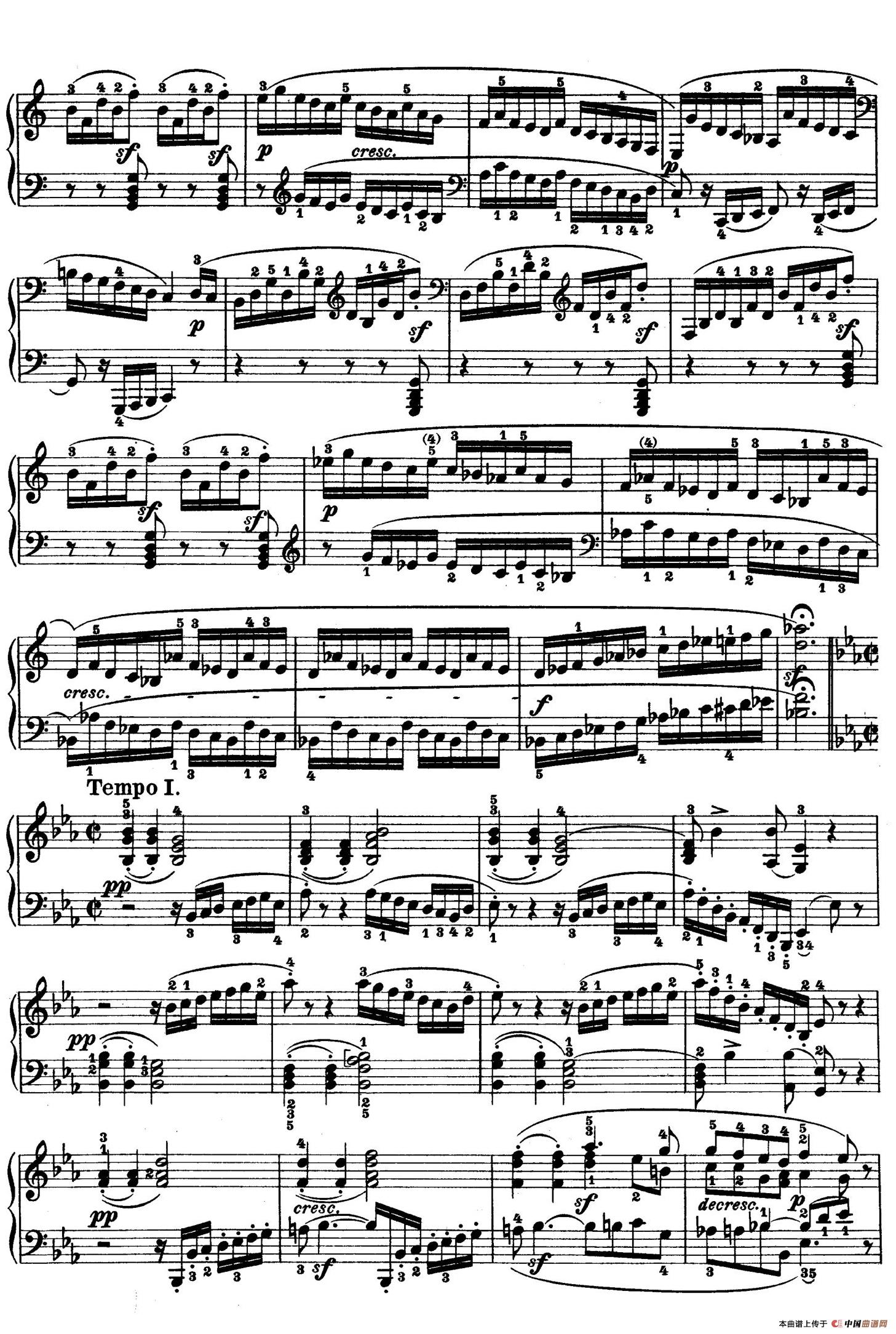 Piano Sonata in Es-dur Op. 27-1(降E大调第十三钢琴奏鸣曲)(1)_原文件名:003.jpg