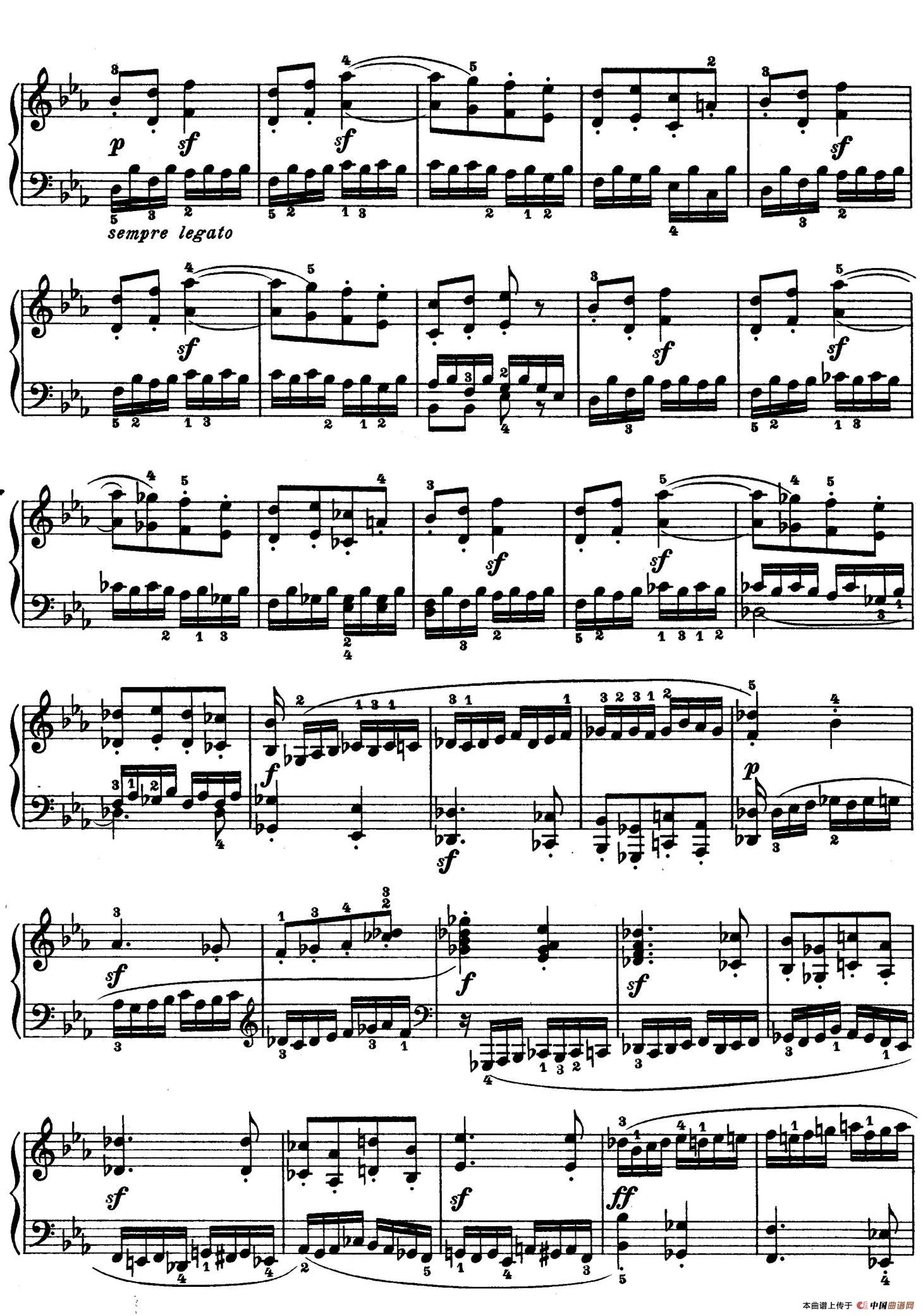 Piano Sonata in Es-dur Op. 27-1(降E大调第十三钢琴奏鸣曲)(1)_原文件名:011.jpg