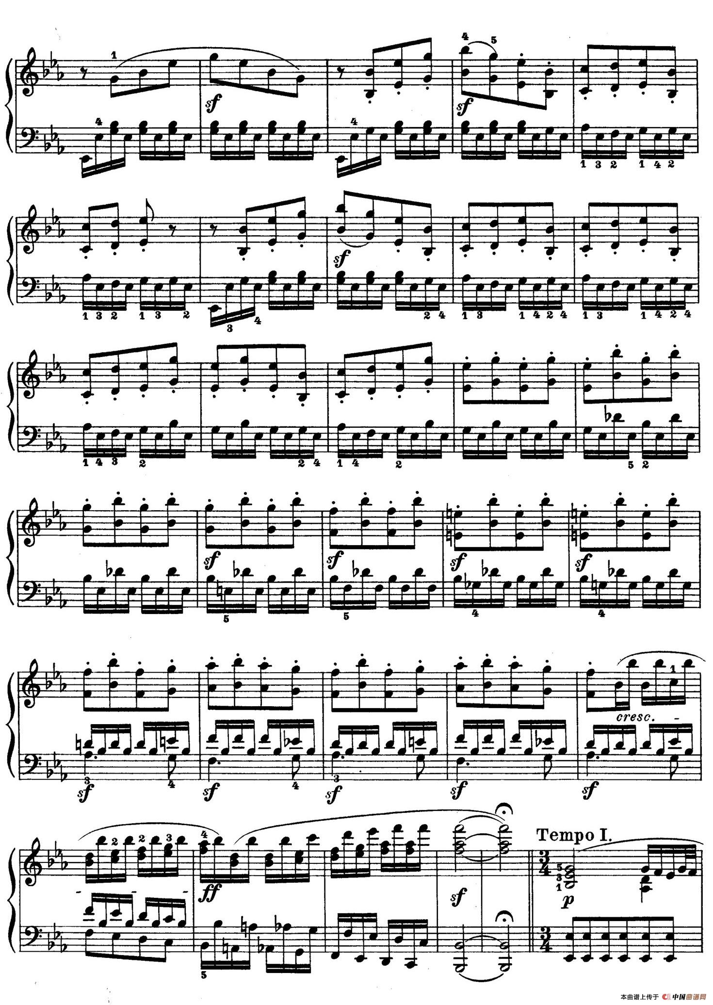 Piano Sonata in Es-dur Op. 27-1(降E大调第十三钢琴奏鸣曲)(1)_原文件名:015.jpg
