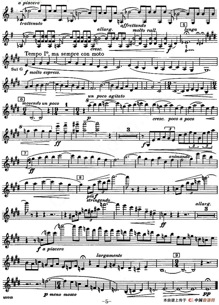 CONCERTO FOR VIOLIN AND ORCHESTRA Op.14(小提琴和交响乐协奏曲·小提琴分谱)(1)_原文件名:巴伯《小提琴和交响乐协奏曲》Op.14(BARBER《CONCERTO FOR VIOLIN AND ORCHESTRA》Op.14)5.jpg