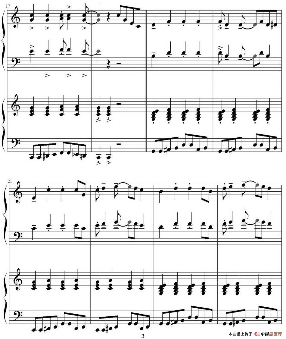 小蓝恰恰(Little Blue Cha-Cha 四手联弹)(1)_原文件名:小蓝恰恰(Little Blue Cha-Cha 四手联弹) 戴维·赫勒韦尔_页面_03.jpg