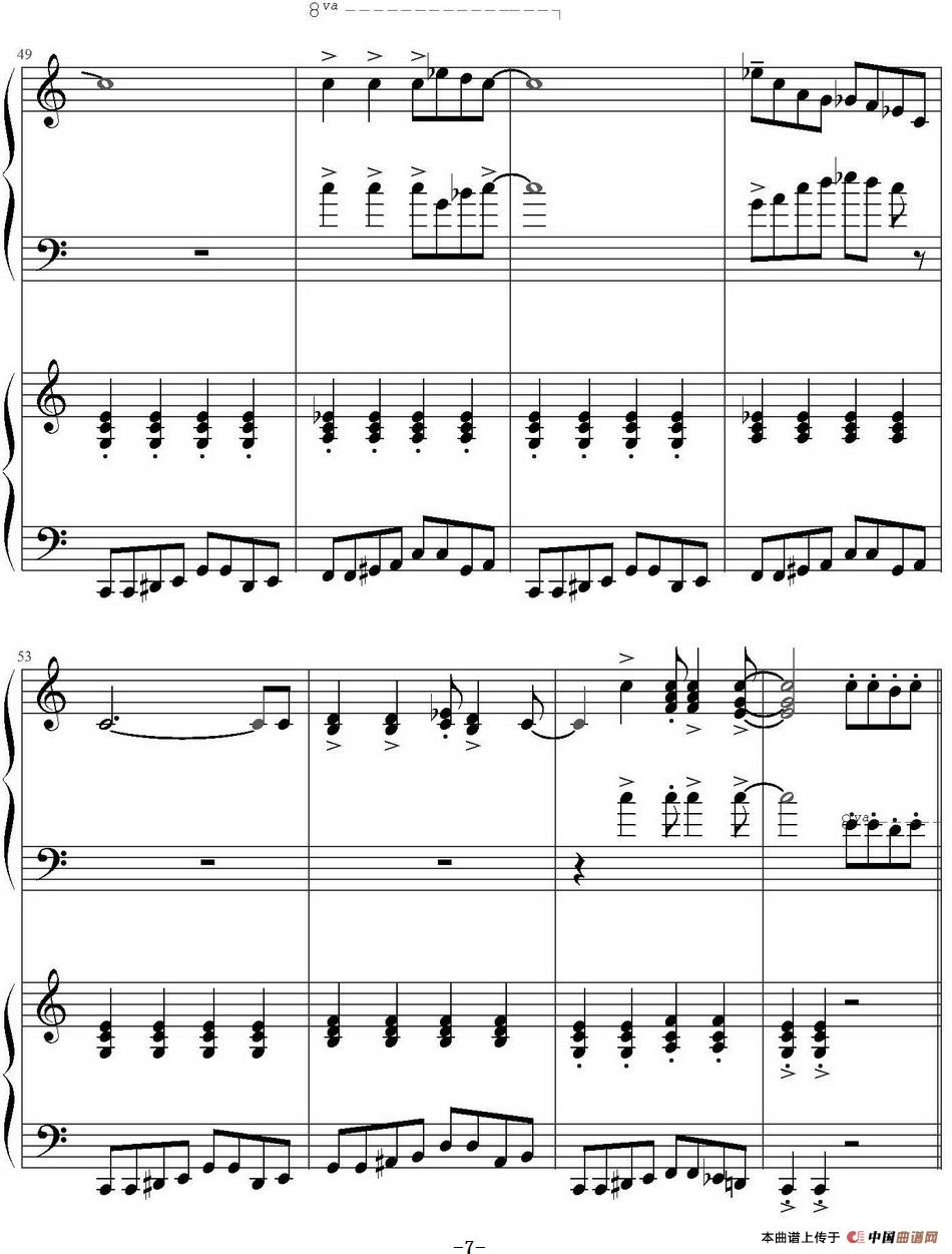 小蓝恰恰(Little Blue Cha-Cha 四手联弹)(1)_原文件名:小蓝恰恰(Little Blue Cha-Cha 四手联弹) 戴维·赫勒韦尔_页面_07.jpg