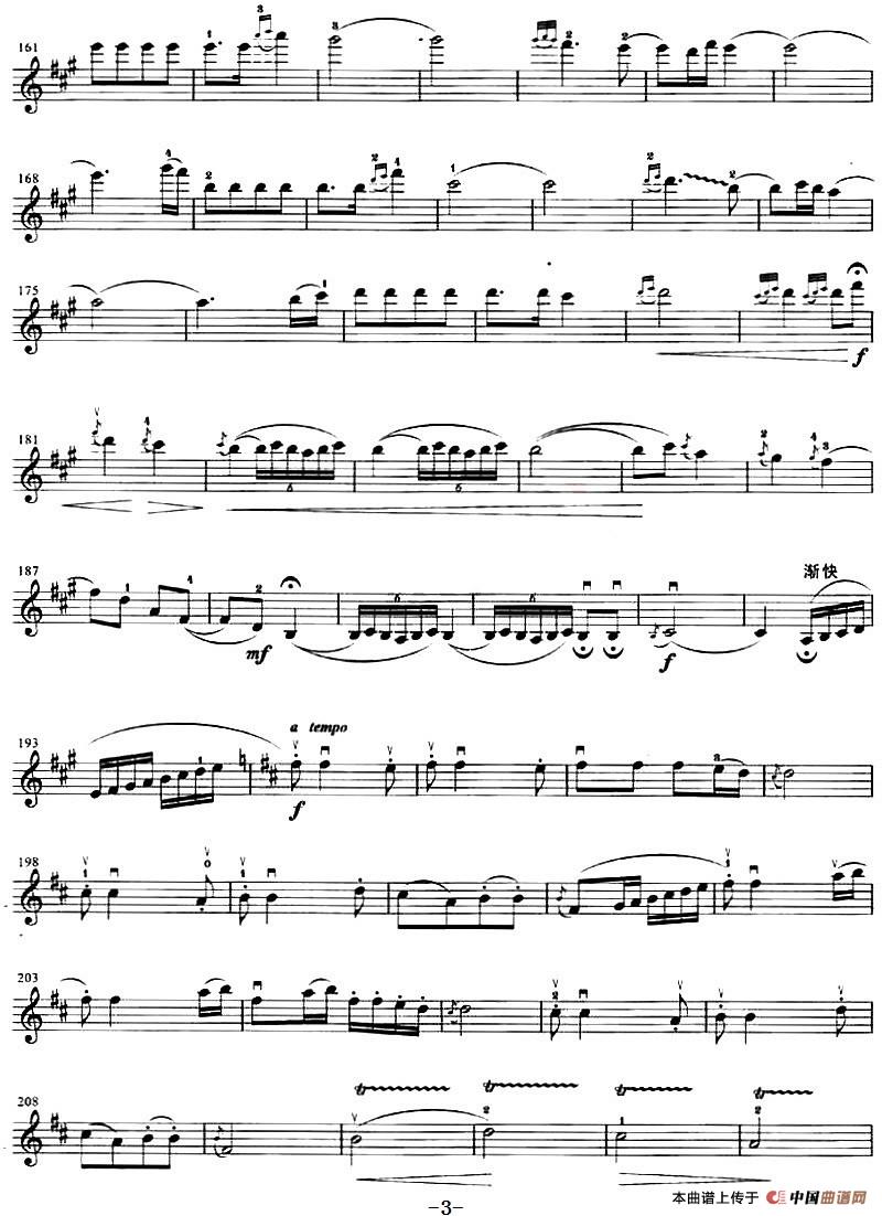 在西北草原上(1)_原文件名:在西北草原上 焦杰曲、陈又新订指法3.jpg