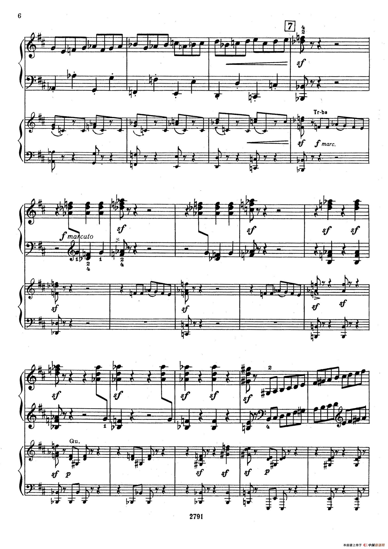 Piano Concerto No.3 in D major, Youth Op.50 - 2 pianos(D大调第三钢琴协奏曲“为青少年而作”Op.50·双钢琴)(1)_原文件名:005.jpg