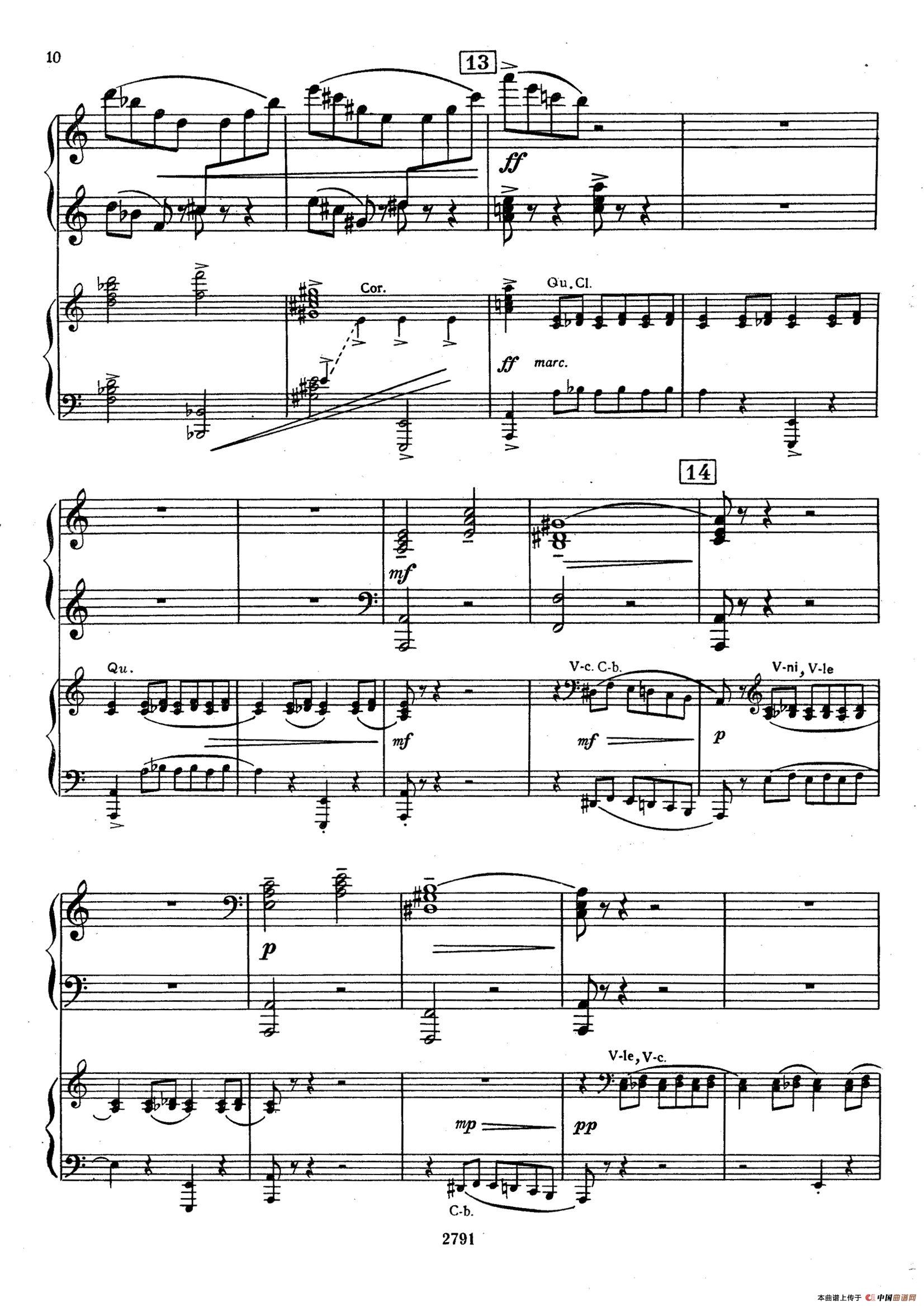 Piano Concerto No.3 in D major, Youth Op.50 - 2 pianos(D大调第三钢琴协奏曲“为青少年而作”Op.50·双钢琴)(1)_原文件名:009.jpg