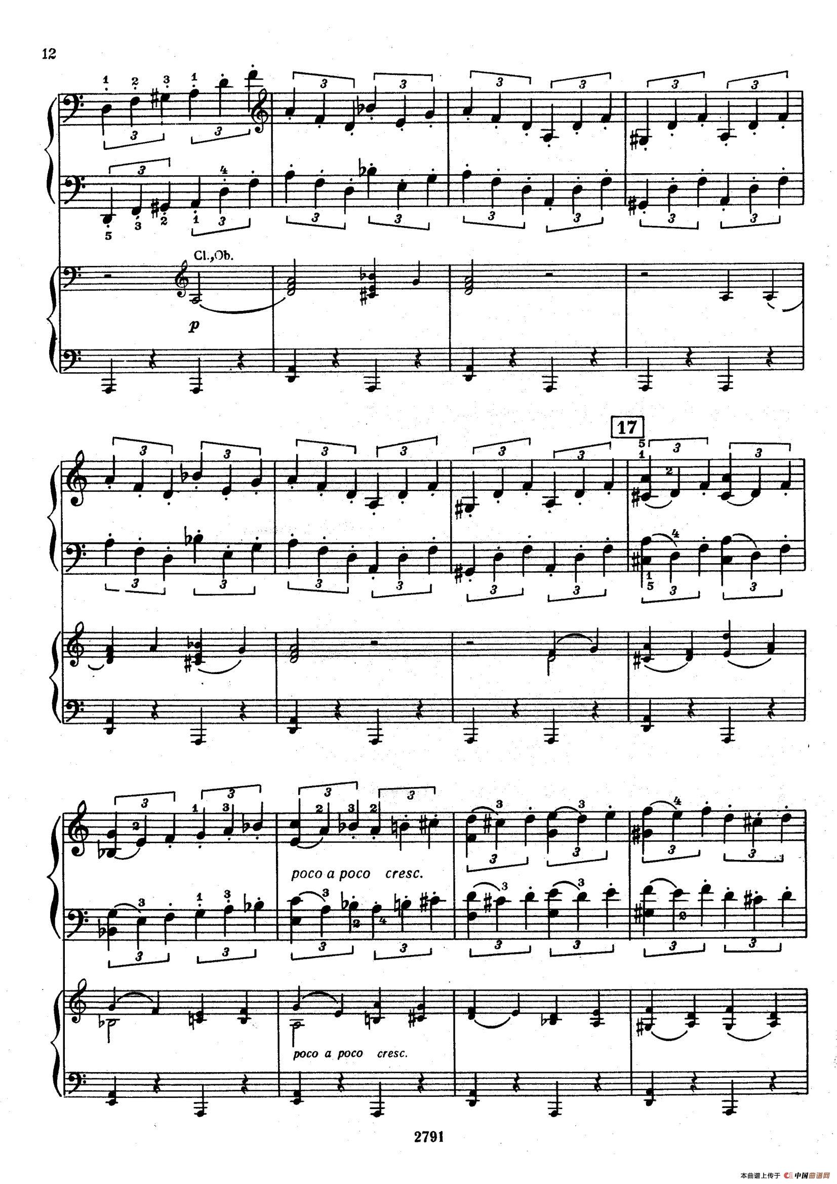 Piano Concerto No.3 in D major, Youth Op.50 - 2 pianos(D大调第三钢琴协奏曲“为青少年而作”Op.50·双钢琴)(1)_原文件名:011.jpg